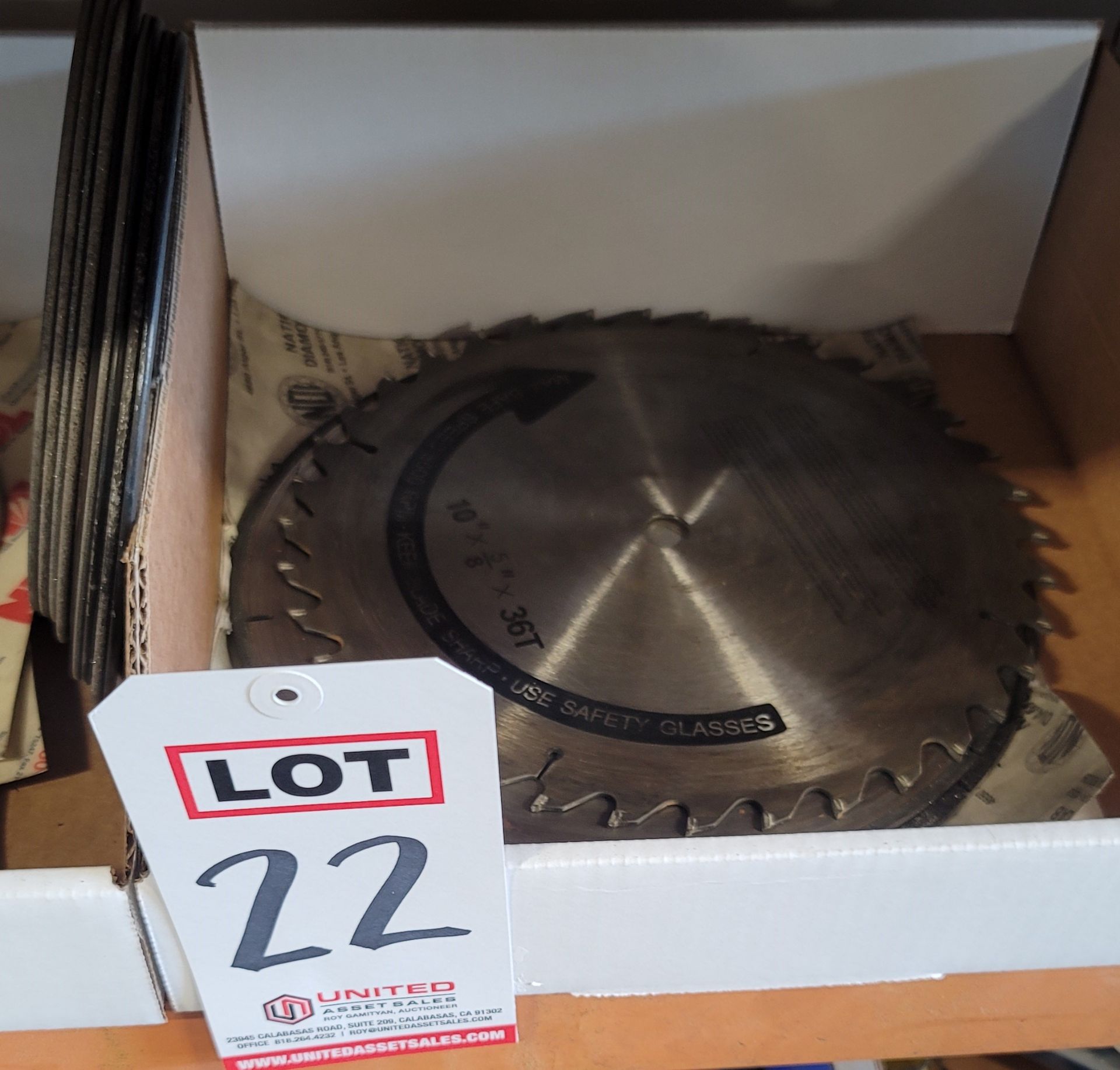 LOT - SAW AND ABRASIVE BLADES, 10"