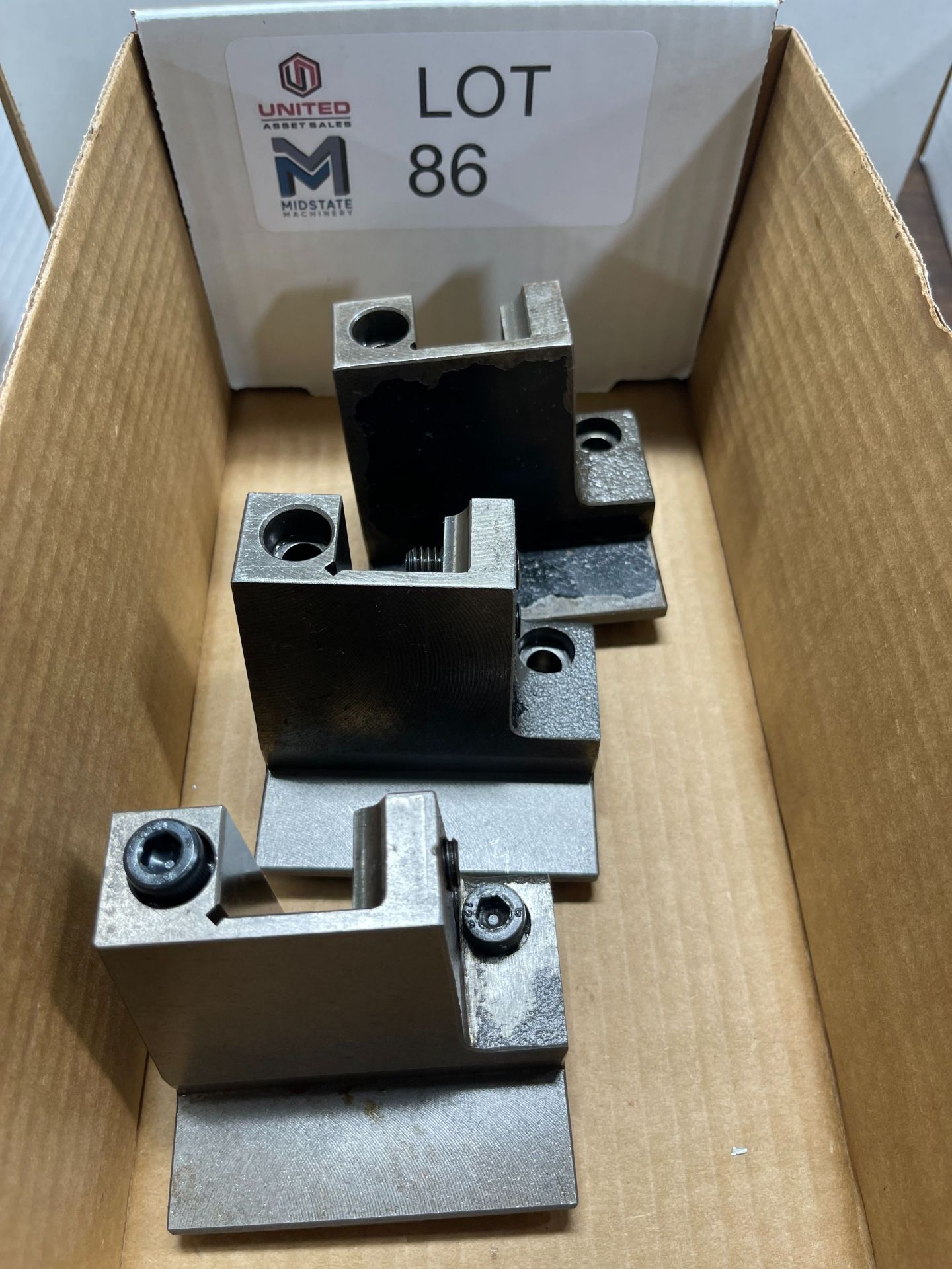 LOT - (3) OD TOOL BLOCKS, FOR NAKAMURA-TOME WT-100 - Image 2 of 2