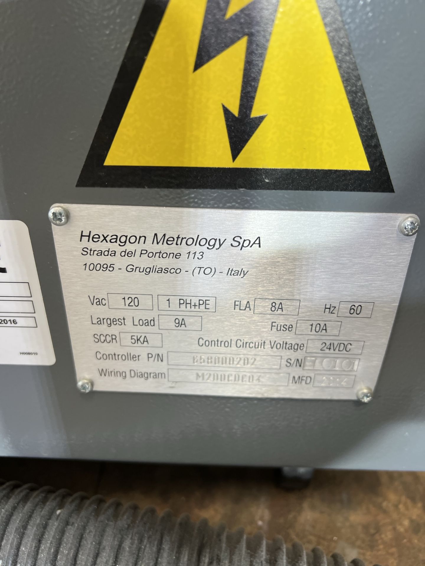 2016 HEXAGON DEA SCIROCCO 20-09-07 COORDINATE MEASURING MACHINE, XYZ TRAVELS: 78" X 33" X 25", - Image 18 of 30