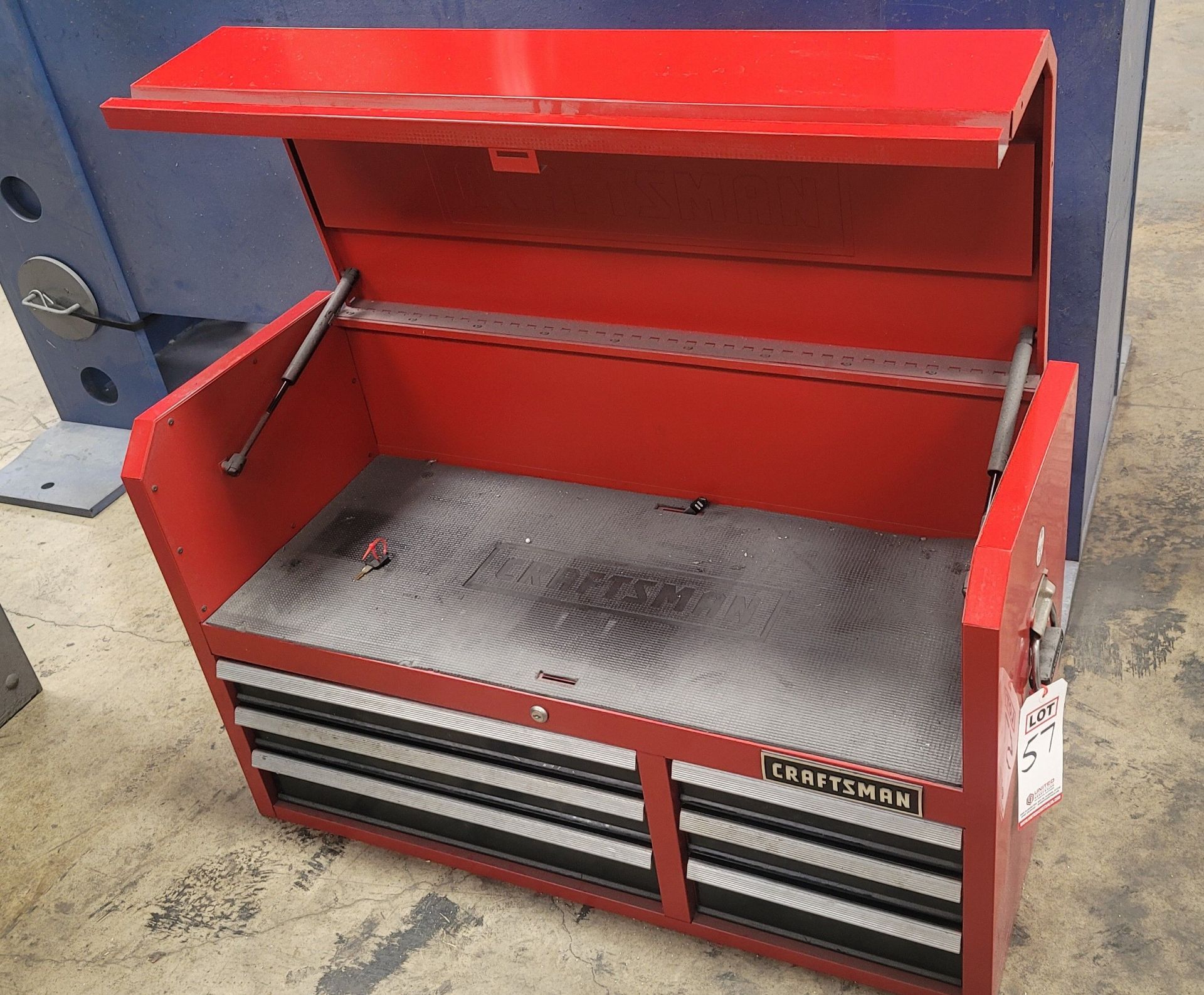 CRAFTSMAN TOOL BOX, 41" X 16" X 24-1/2" HT, W/ CONTENTS AS PICTURED - Image 2 of 5