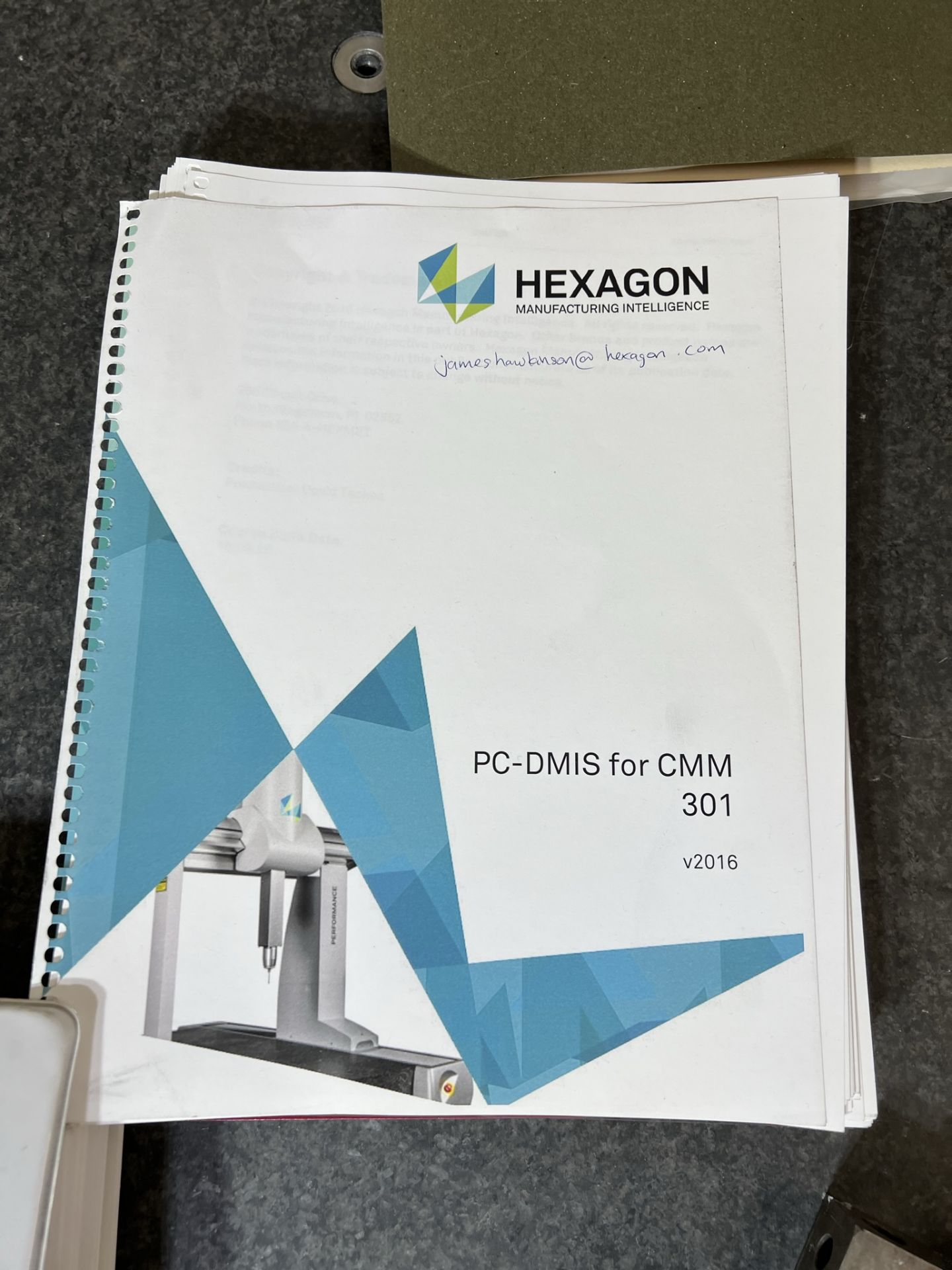 2016 HEXAGON DEA SCIROCCO 20-09-07 COORDINATE MEASURING MACHINE, XYZ TRAVELS: 78" X 33" X 25", - Image 12 of 30