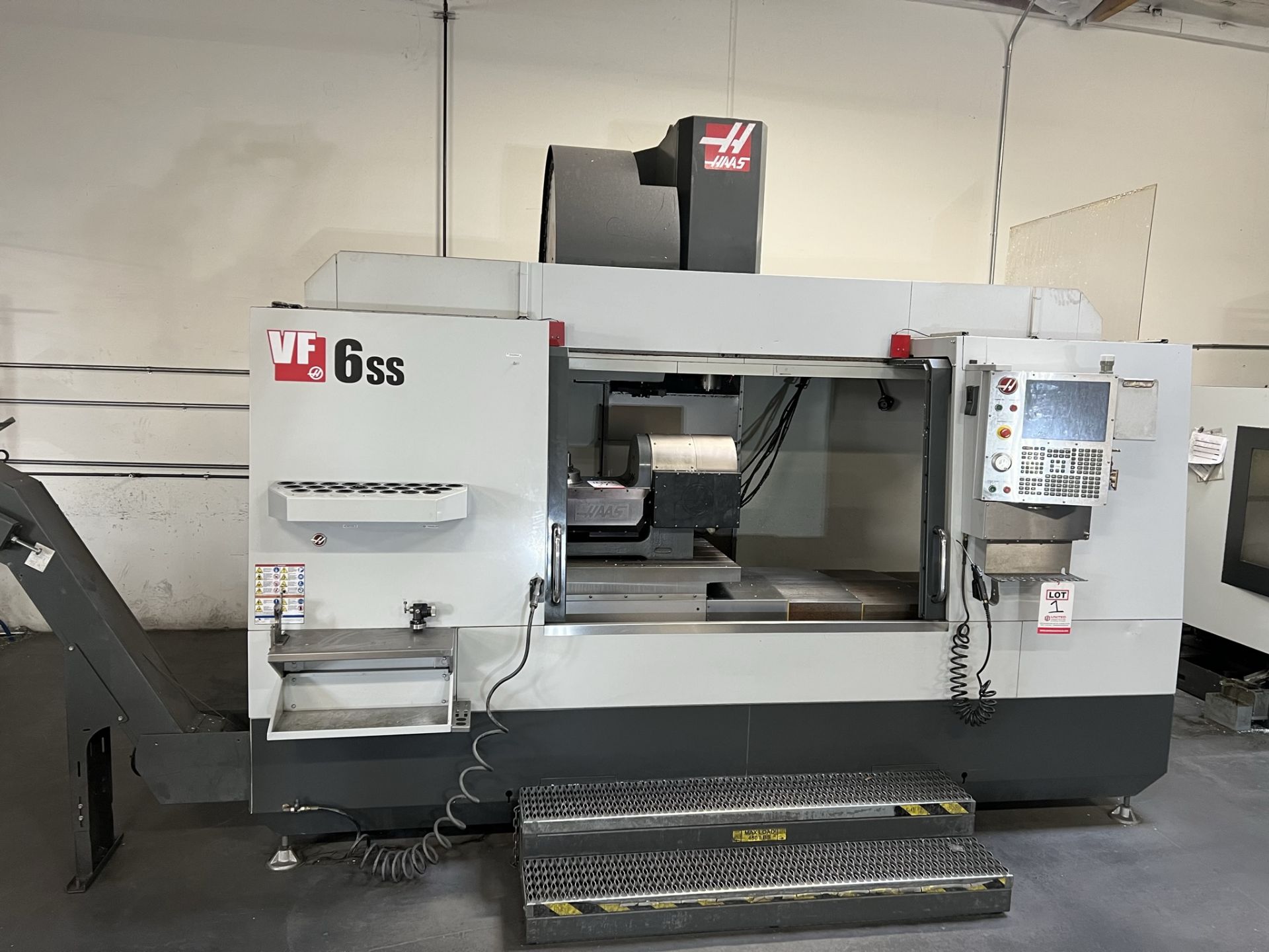 2015 HAAS VF-6SS VERTICAL MACHINING CENTER, TRAVELS: 64" X 32" X 30", TABLE SIZE: 64" X 28", 30 - Image 26 of 27