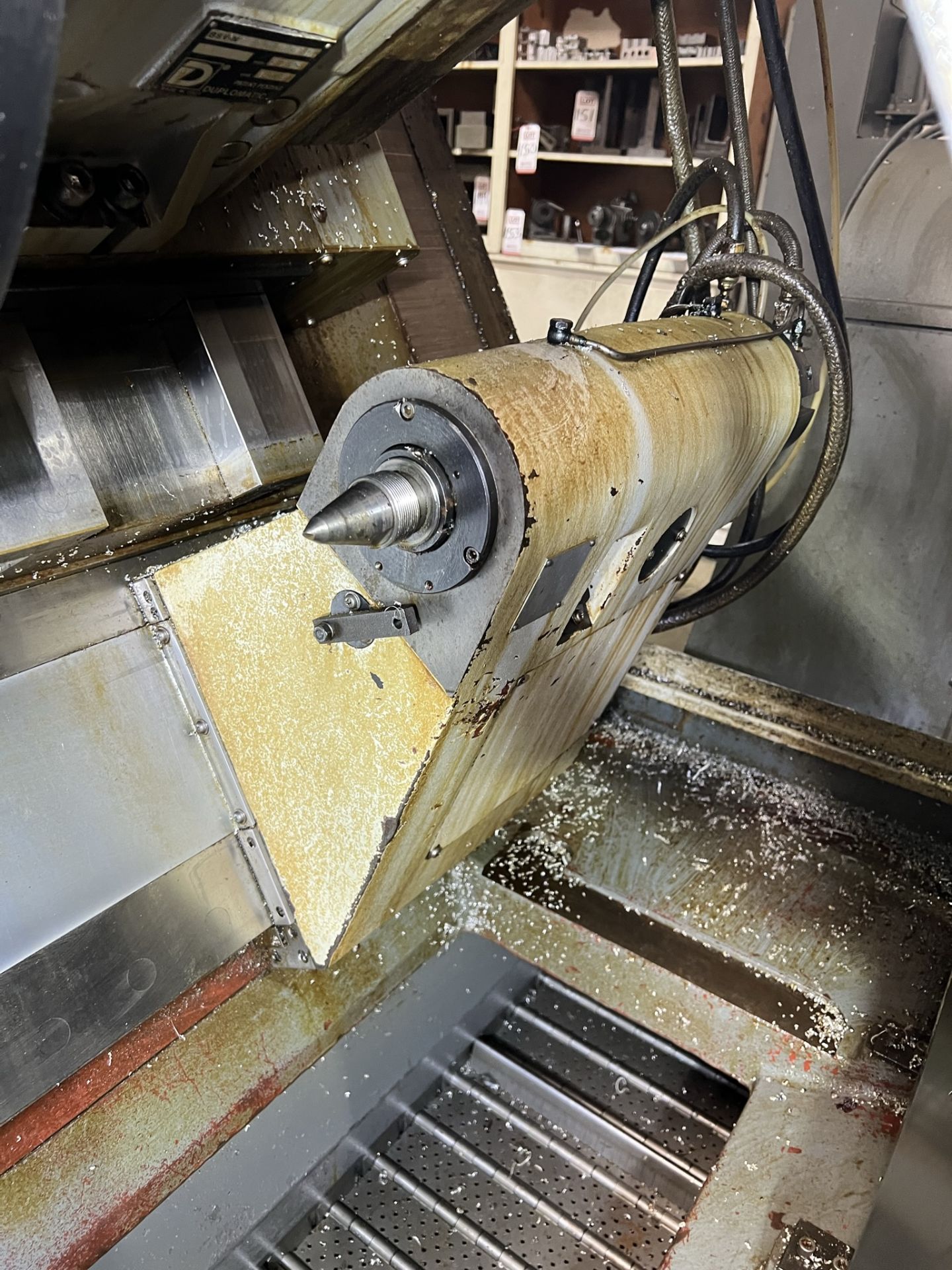 TREE TC 615 ZPS CNC LATHE, S/N 9-60-95-1012, 8" CHUCK, YASNAC CNC CONTROL, 8" CHUCK, 12-STATION - Image 9 of 32