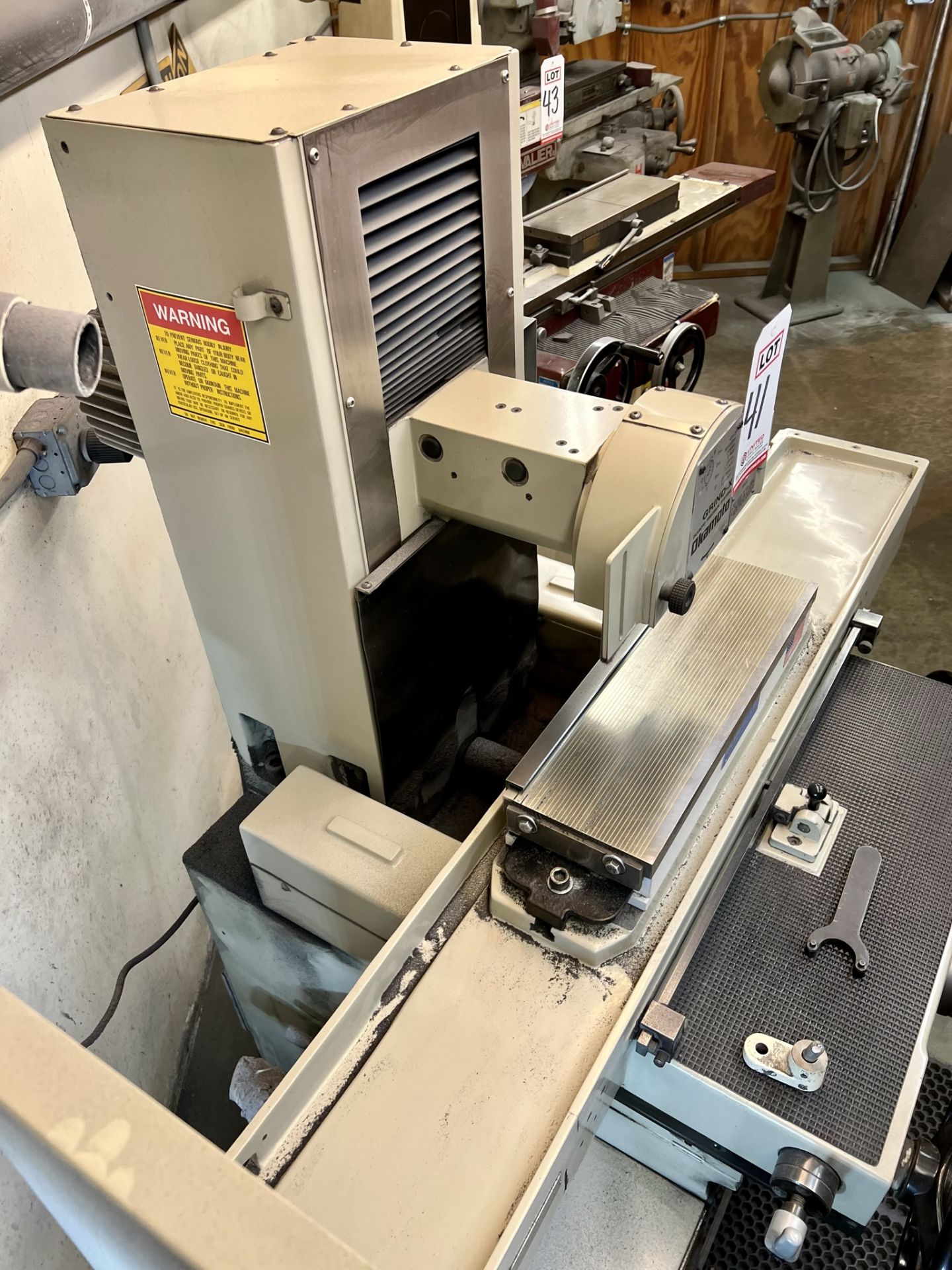 2018 OKAMOTO LINEAR 618B SURFACE GRINDER, S/N 48824, W/ WALKER 18" X 6" MAGNETIC CHUCK AND CONTROLS, - Image 8 of 15