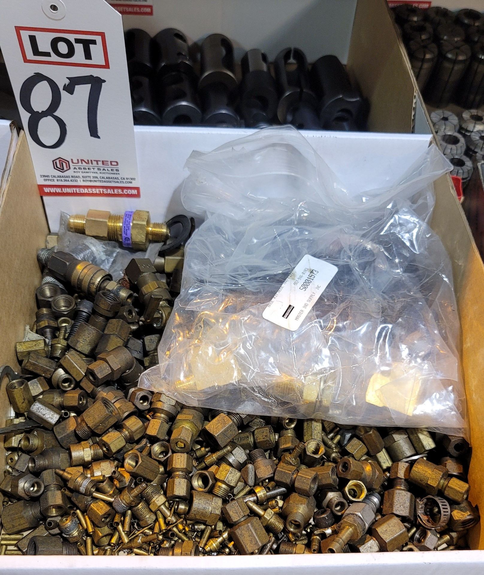 LOT - MISC. SMALL BRASS FITTINGS