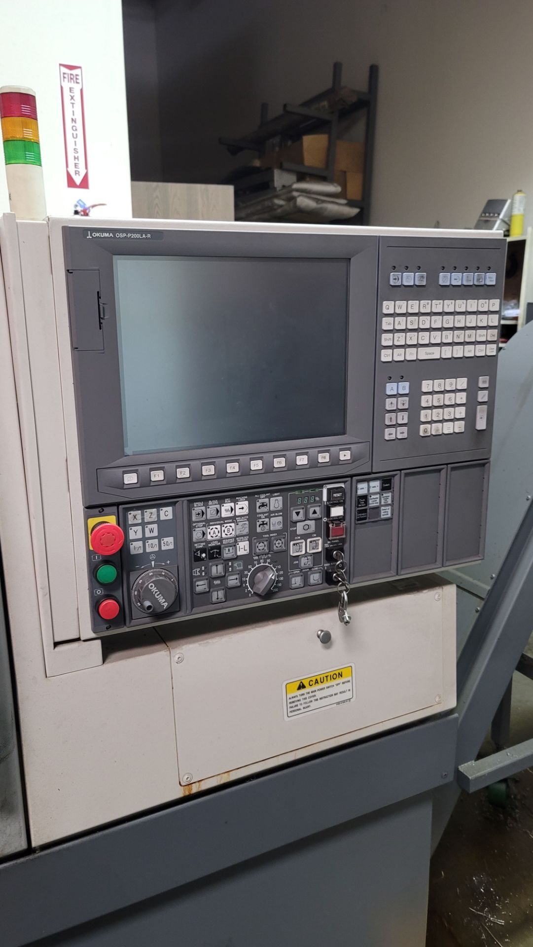 2014 OKUMA GENOS L200E-M CNC LATHE, S/N ME697, LIVE TOOLING, OSP-P200LA-R CNC CONTROL, 8" - Image 11 of 45