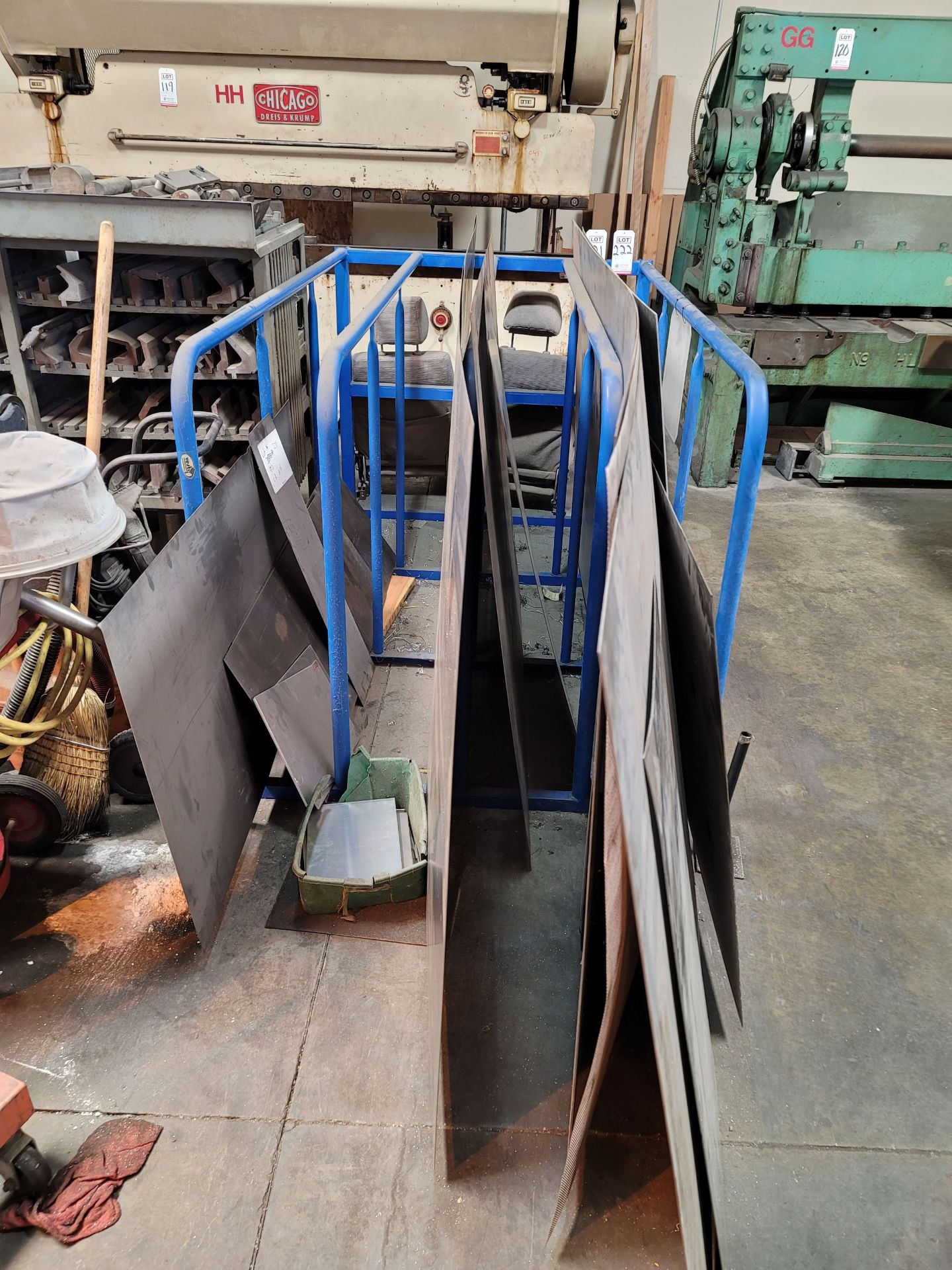 LOT - STEEL AND ALUMINUM SHEET STOCK, RACK NOT INCLUDED - Image 2 of 4