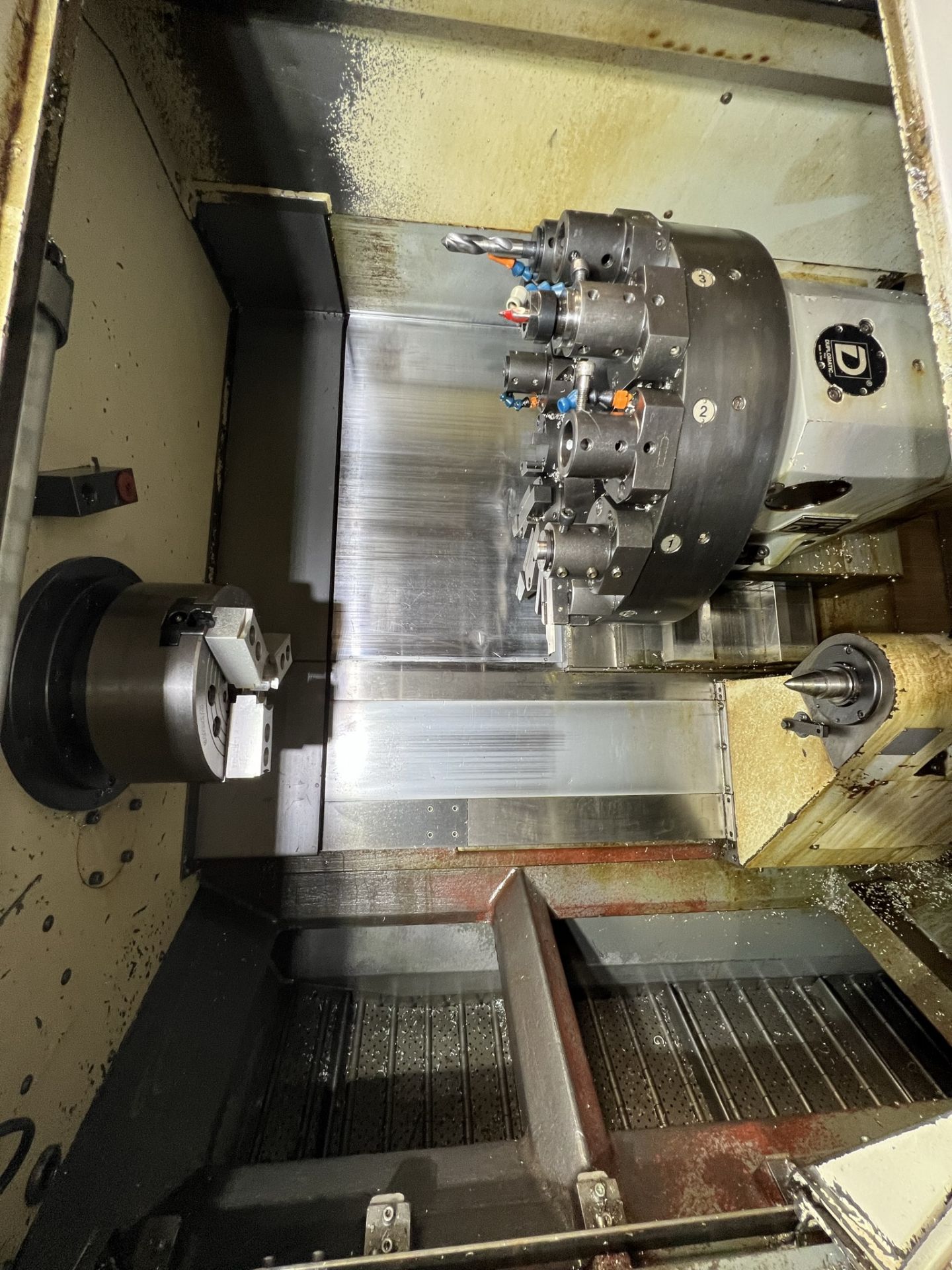 TREE TC 615 ZPS CNC LATHE, S/N 9-60-95-1012, 8" CHUCK, YASNAC CNC CONTROL, 8" CHUCK, 12-STATION - Image 11 of 32