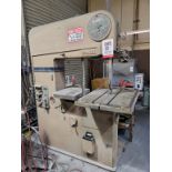 DOALL DBW-1A VERTICAL BAND SAW, DUAL TABLE, BLADE WELDER, GRINDER, S/N 5418028