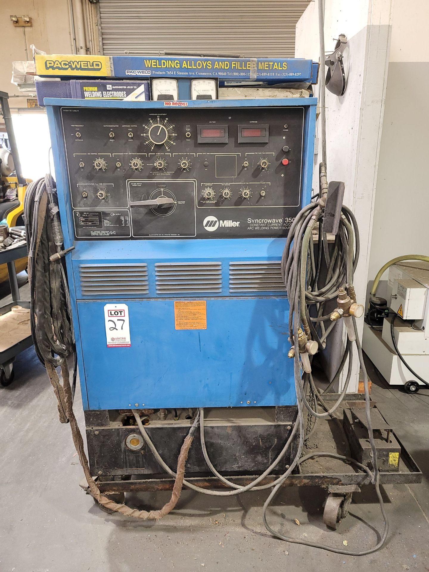 MILLER SYNCROWAVE 350 TIG WELDER