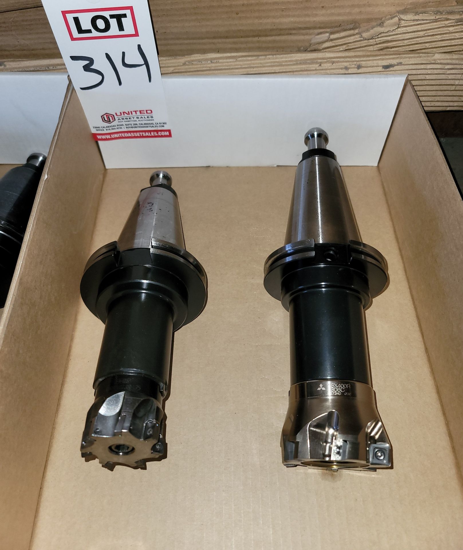 LOT - (2) 50 TAPER SHELL MILLS