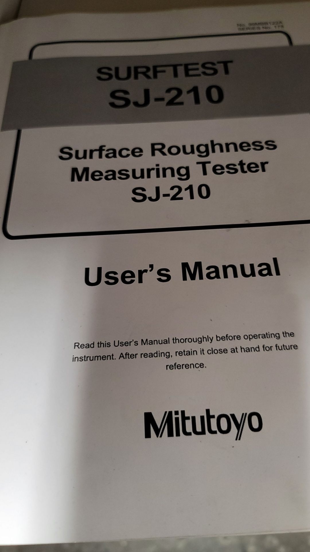 MITUTOYO SURFTEST SJ-210 SURFACE ROUGHNESS MEASURING TESTER - Image 2 of 2
