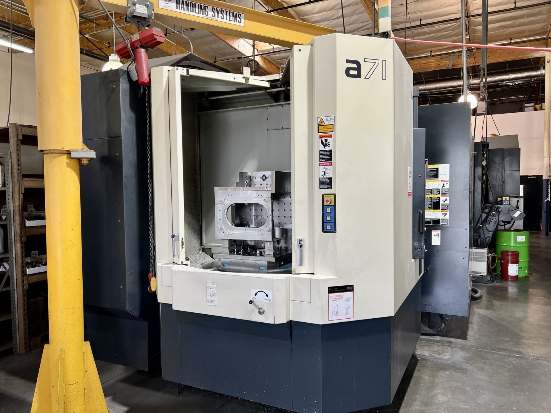 2007 MAKINO A71 HORIZONTAL MACHINING CENTER, PROFESSIONAL 5 (FANUC 31IM) CNC CONTROL, SUPER - Image 3 of 48