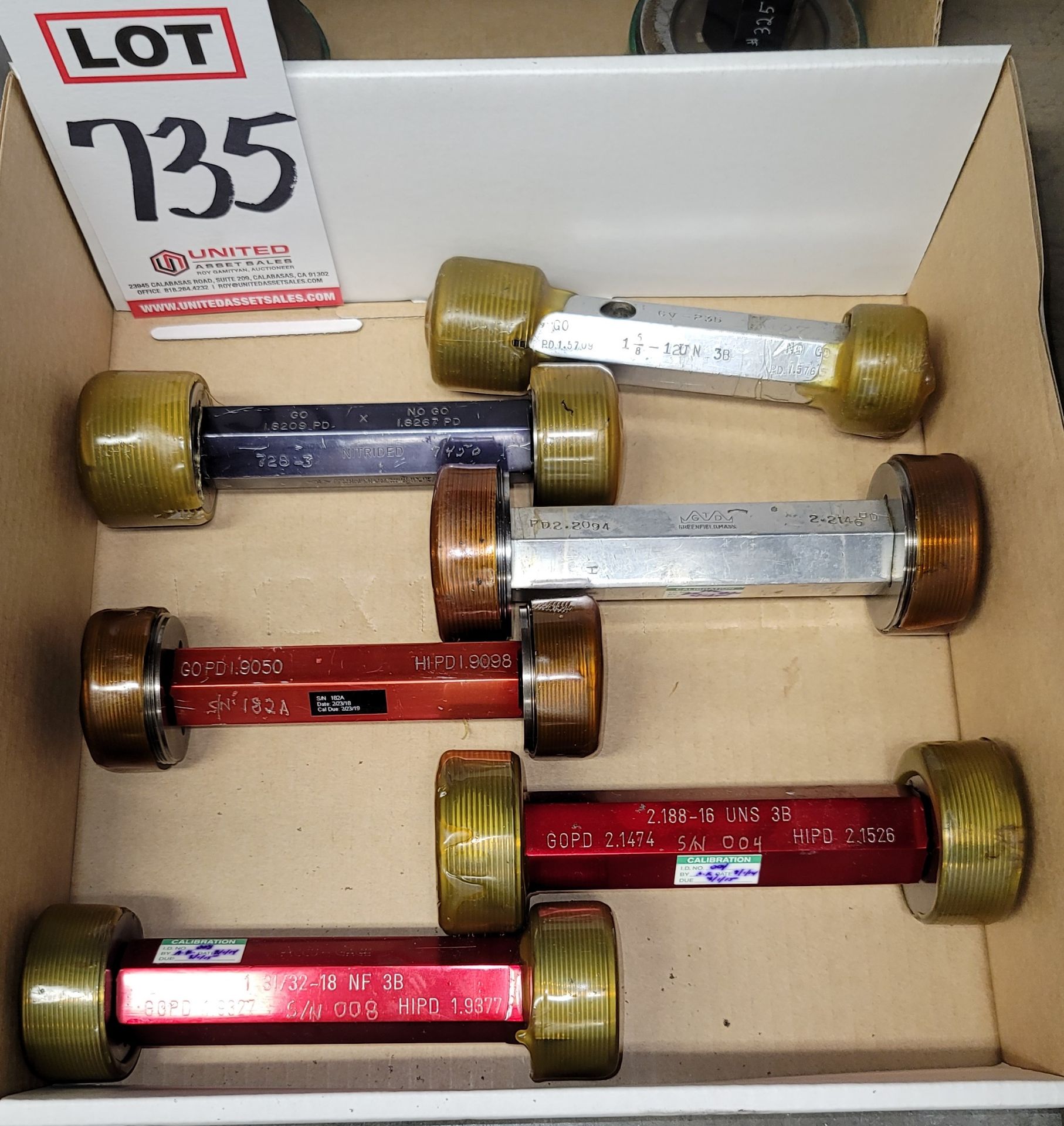 LOT - THREAD GAGES