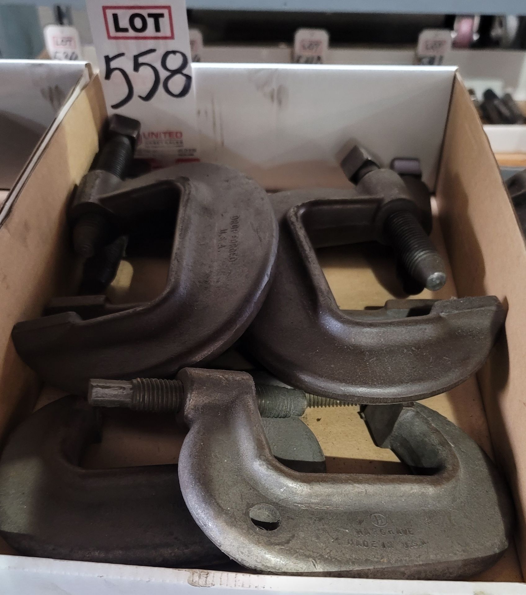 LOT - INDUSTRIAL C-CLAMPS