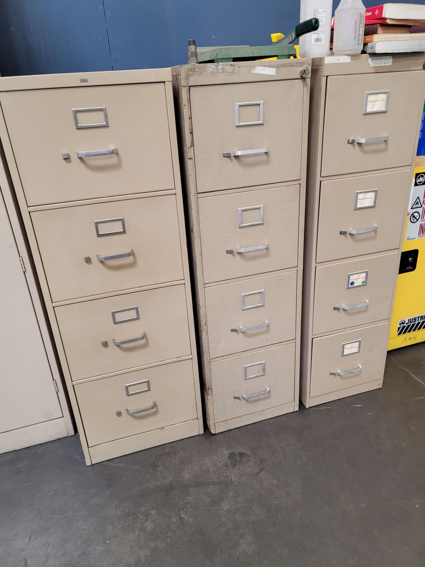 LOT - (5) FILE CABINETS, CONTENTS NOT INCLUDED - Image 2 of 2