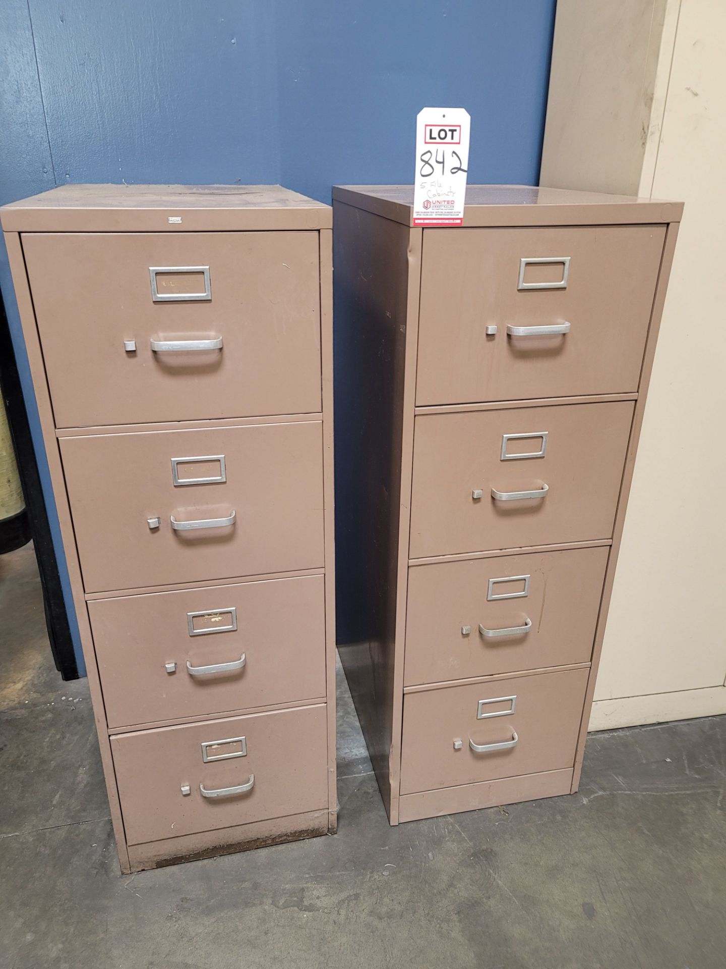 LOT - (5) FILE CABINETS, CONTENTS NOT INCLUDED