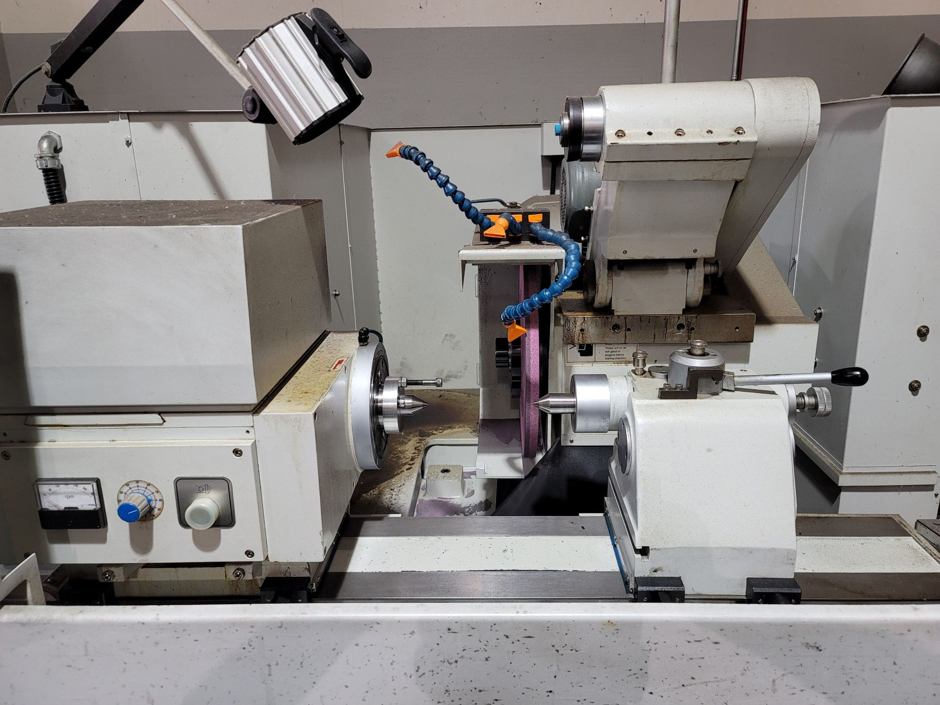 2017 SUPERTEC G38P-60NC UNIVERSAL CYLINDRICAL GRINDER, 14" X 24", SWING OVER TABLE 15", MAX. - Image 6 of 16