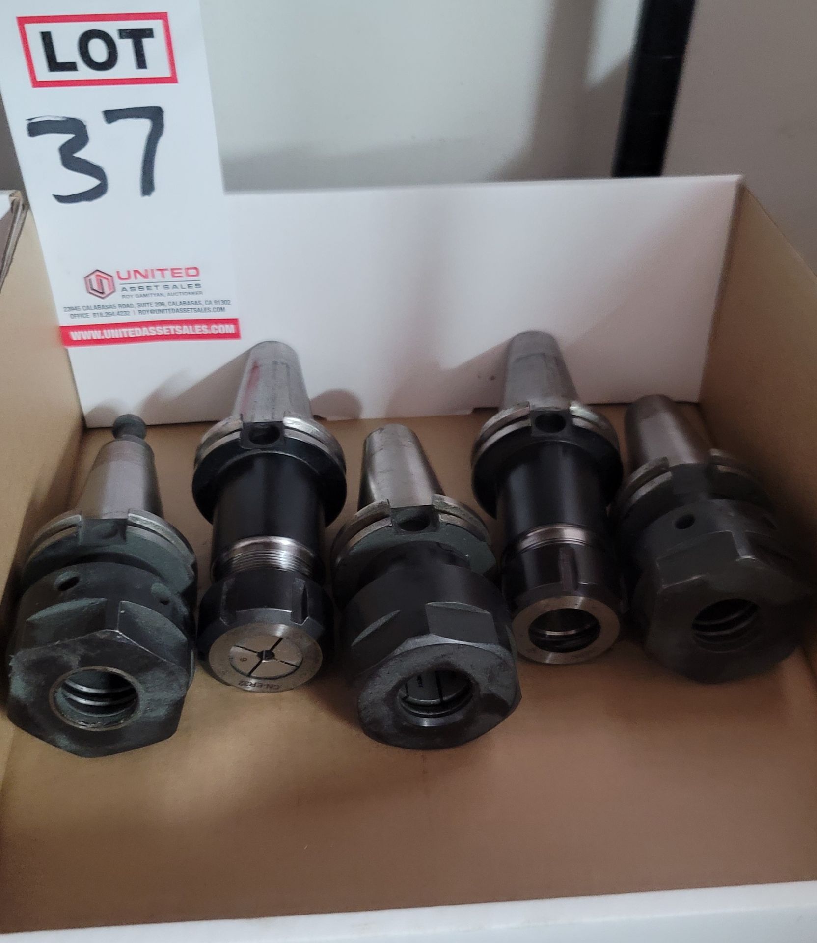 LOT - (5) CAT 40 TOOL HOLDERS