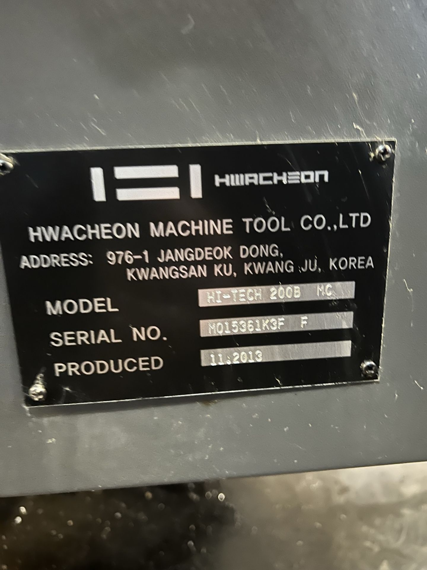 2013 HWACHEON HI-TECH 200B MC TURNING CENTER, FANUC OI-TD CNC CONTROL, LIVE MILLING, 10" 3-JAW - Image 31 of 36