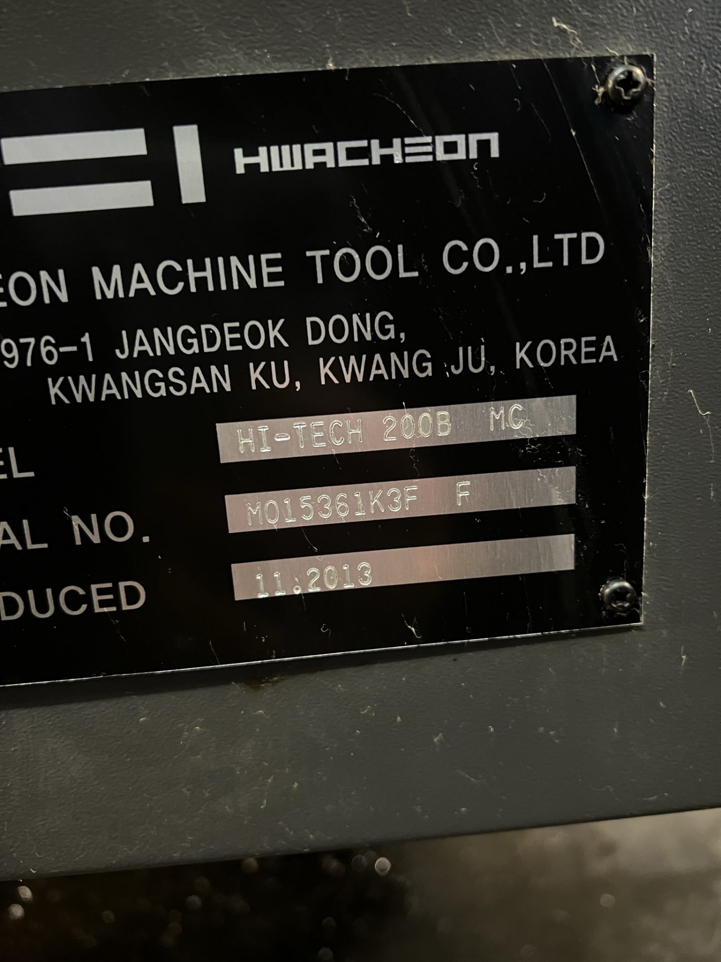 2013 HWACHEON HI-TECH 200B MC TURNING CENTER, FANUC OI-TD CNC CONTROL, LIVE MILLING, 10" 3-JAW - Image 32 of 36