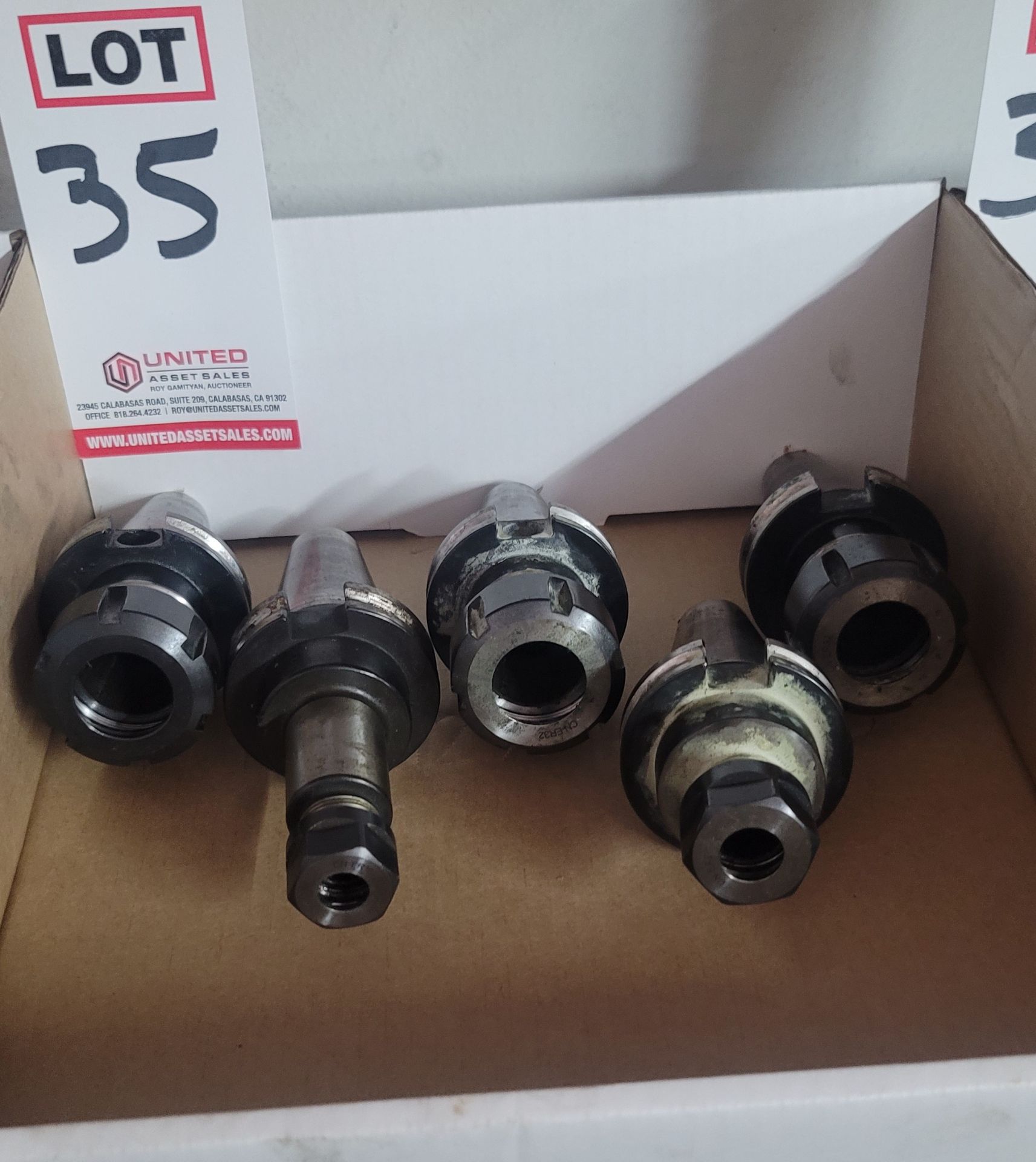 LOT - (5) CAT 40 TOOL HOLDERS