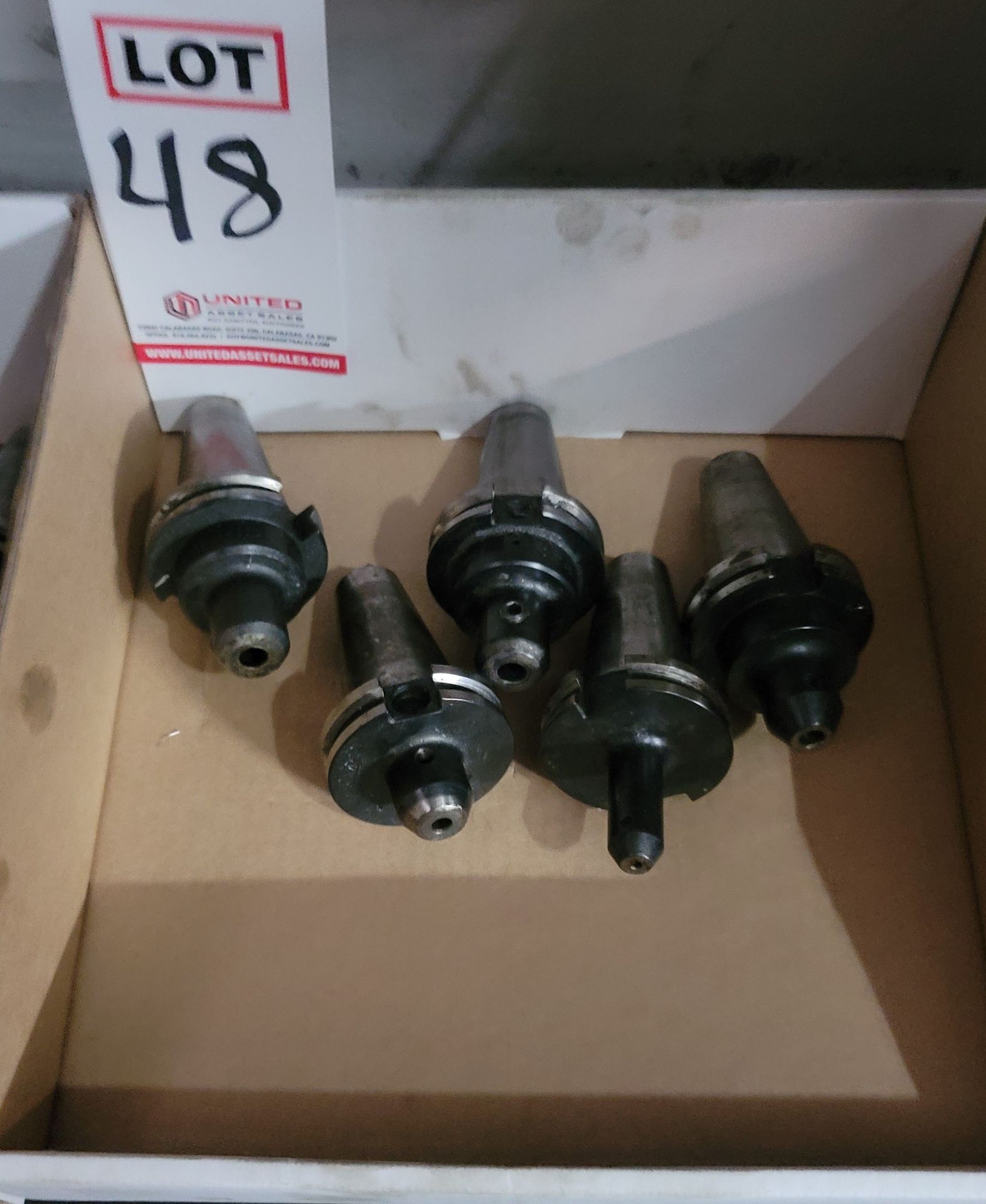 LOT - (5) CAT 40 TOOL HOLDERS