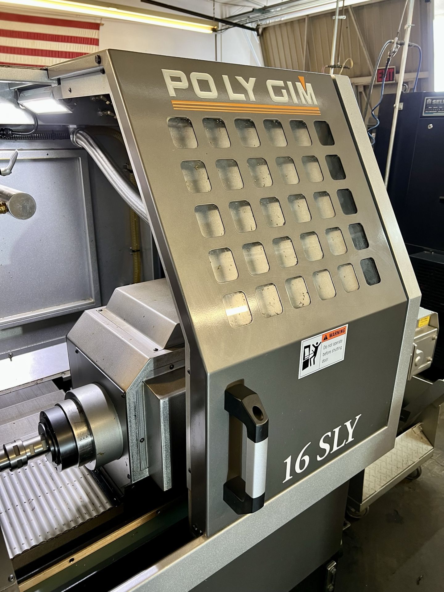 2017 PO LY GIM DIAMOND 16CSBIII SWISS TYPE LATHE, MITSUBISHI M70 CNC CONTROL, MAX. TURNING POINT: - Image 44 of 60