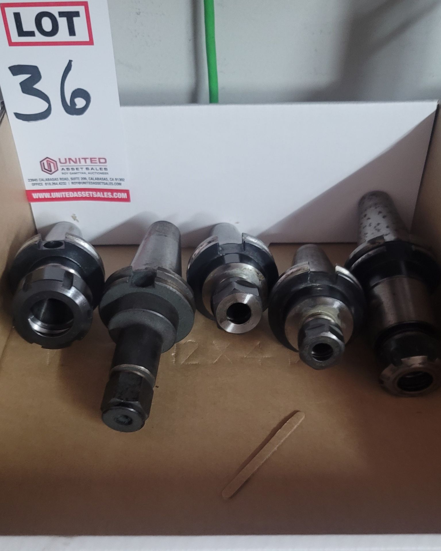 LOT - (5) CAT 40 TOOL HOLDERS