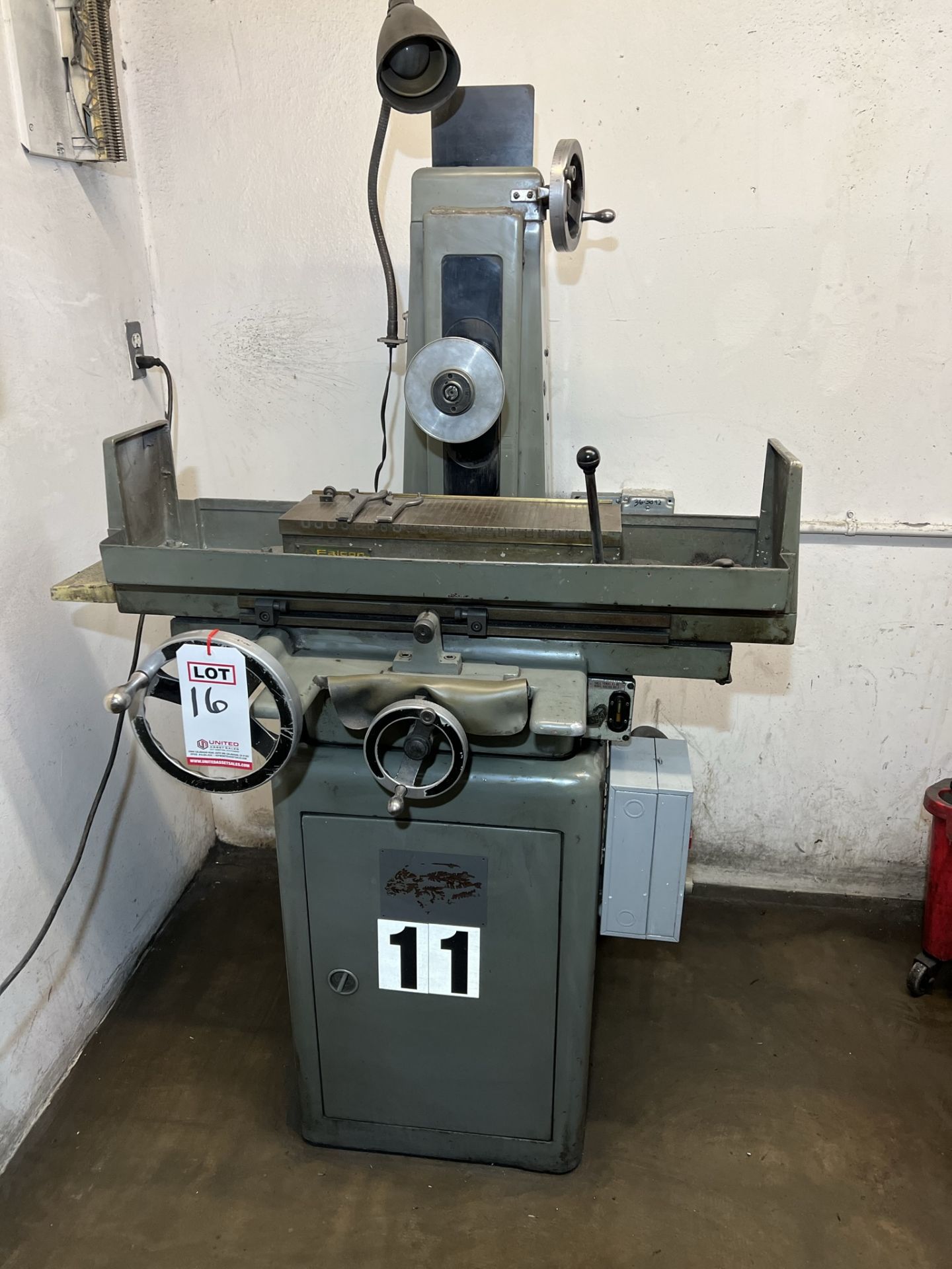 BOYAR SCHULTZ 6" X 18" SURFACE GRINDER, FALCON MAG CHUCK