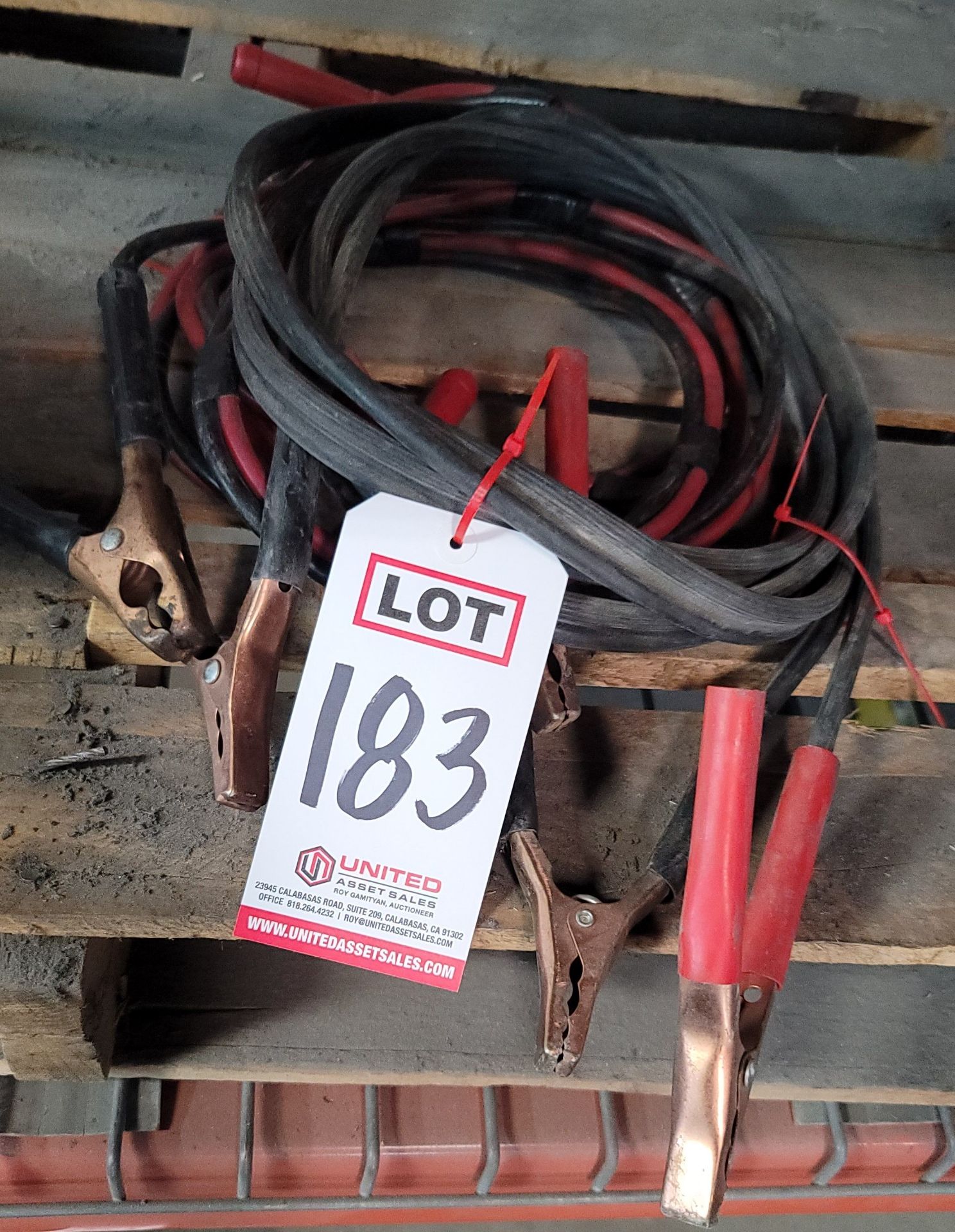 LOT - (2) PAIR JUMPER CABLES, (LOCATION: 2174 W 2300 S)