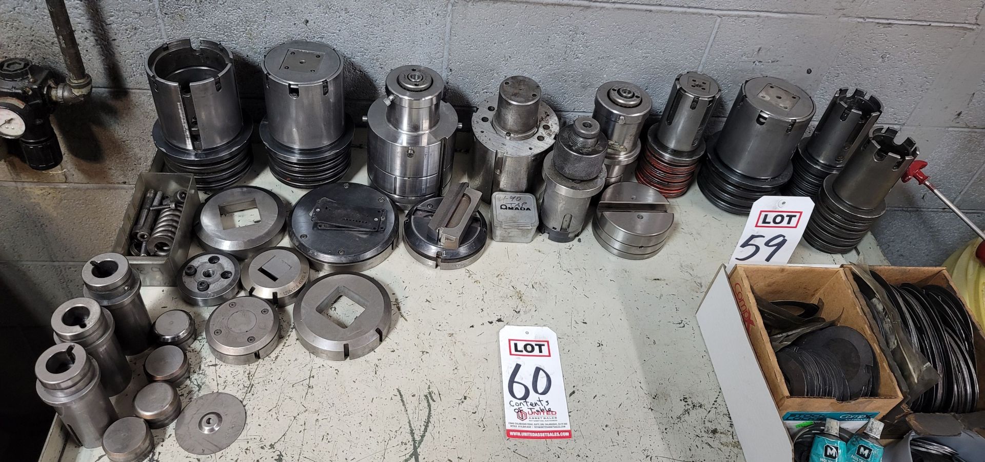 LOT - AMADA TURRET PUNCH PRESS TOOLING, (LOCATION: 2174 W 2300 S)