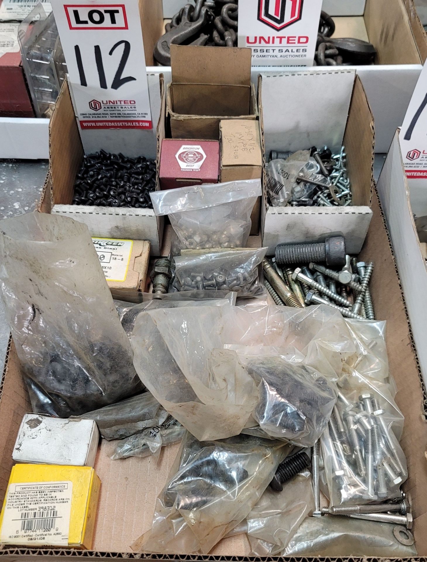 LOT - MISC. FASTENERS, (LOCATION: 2174 W 2300 S)