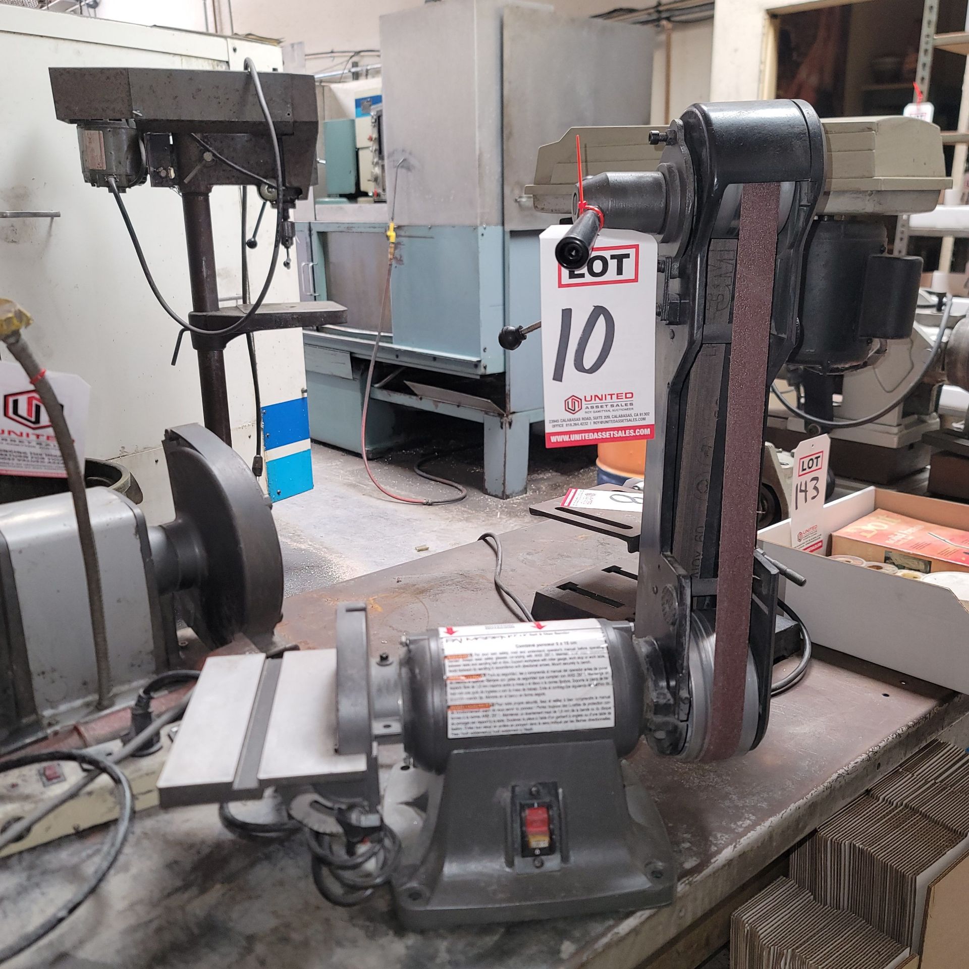 PALMGREN 2" X 6" BELT & DISC SANDER, MODEL 81061B, S/N 201601