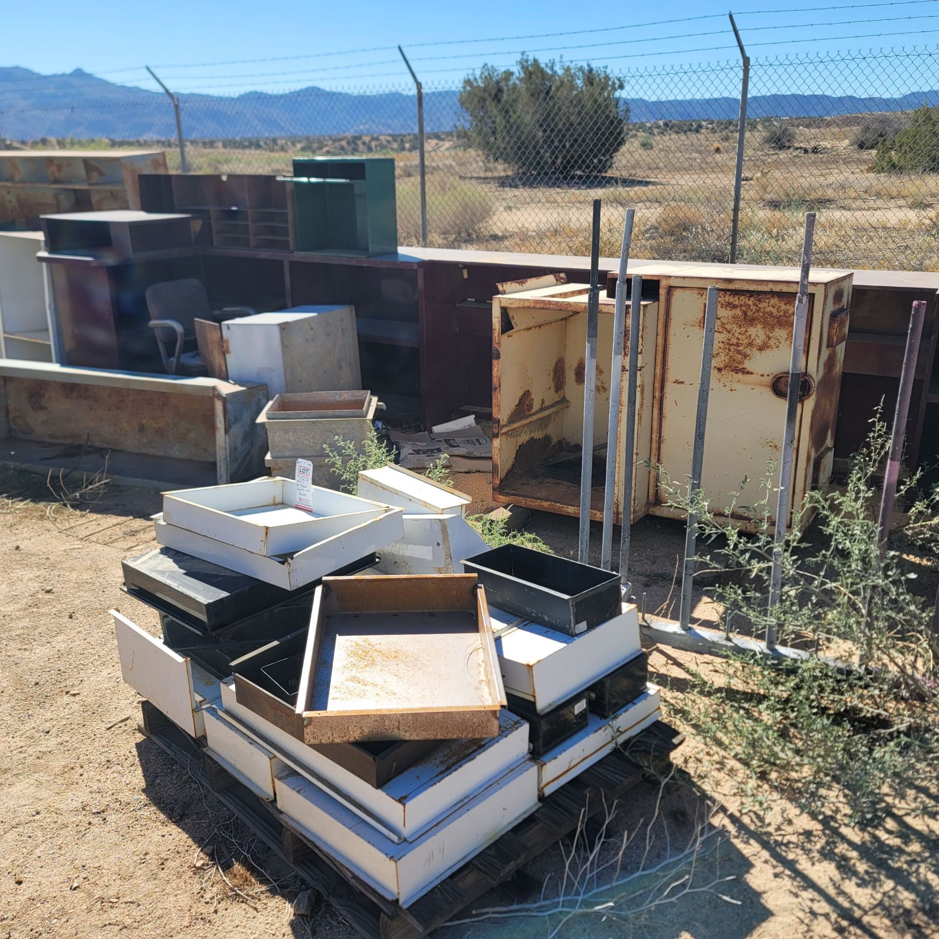 LOT - LARGE ASSORTMENT OF METAL CABINETS, BOXES, ETC. - Image 2 of 5