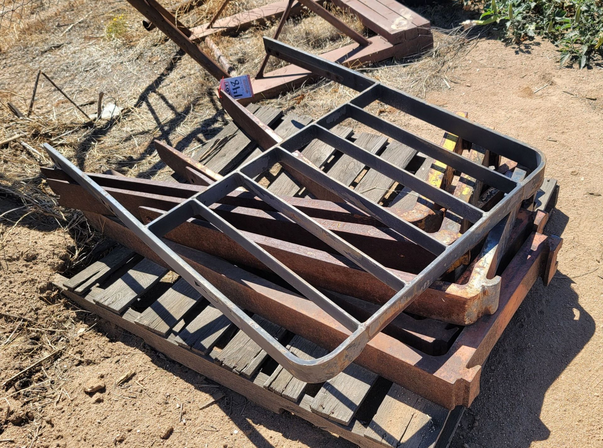 LOT - (4) SETS OF FORKLIFT FORKS, 36" TO 45"