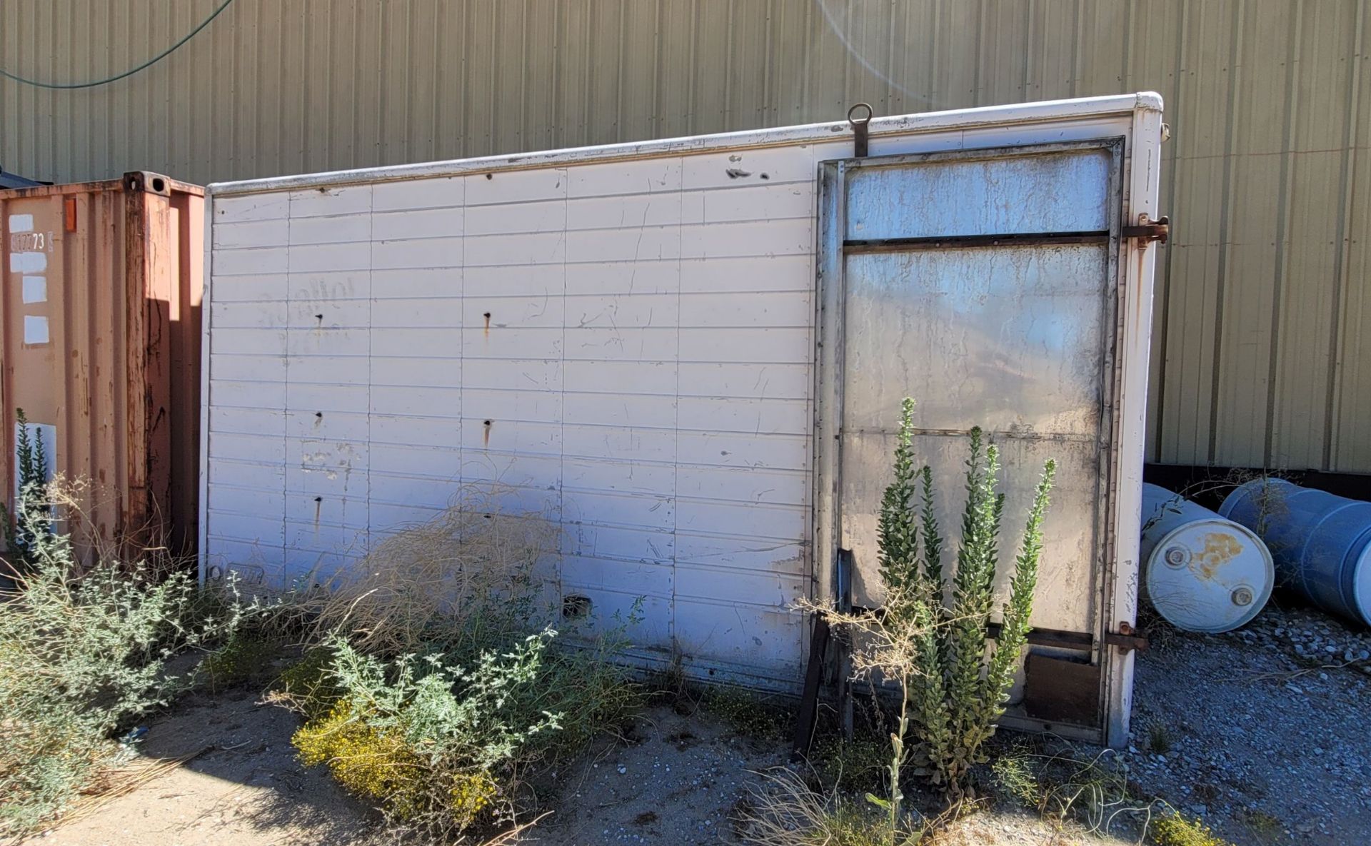 UTILITY 16' CONTAINER, MISSING 1/3 OF SHEATHING ON ONE SIDE, SEE PHOTOS