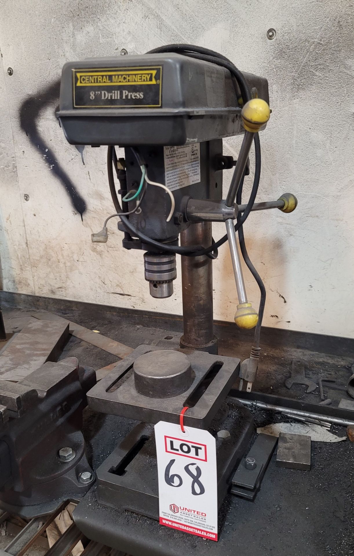 CENTRAL MACHINERY 8" BENCHTOP DRILL PRESS