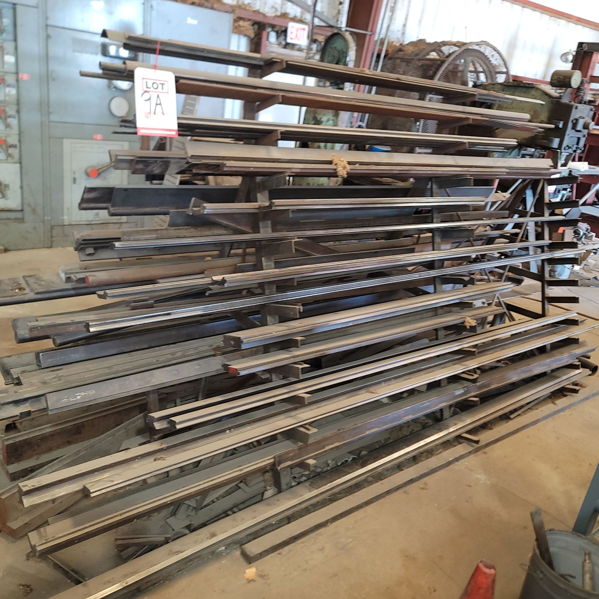 DOUBLE-SIDED RACK, W/ CONTENTS OF PRESS BRAKE DIES, FROM 4' TO 12-1/2' - Image 2 of 4