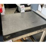GRANITE SURFACE PLATE, 2' X 18" X 3", NO STAND