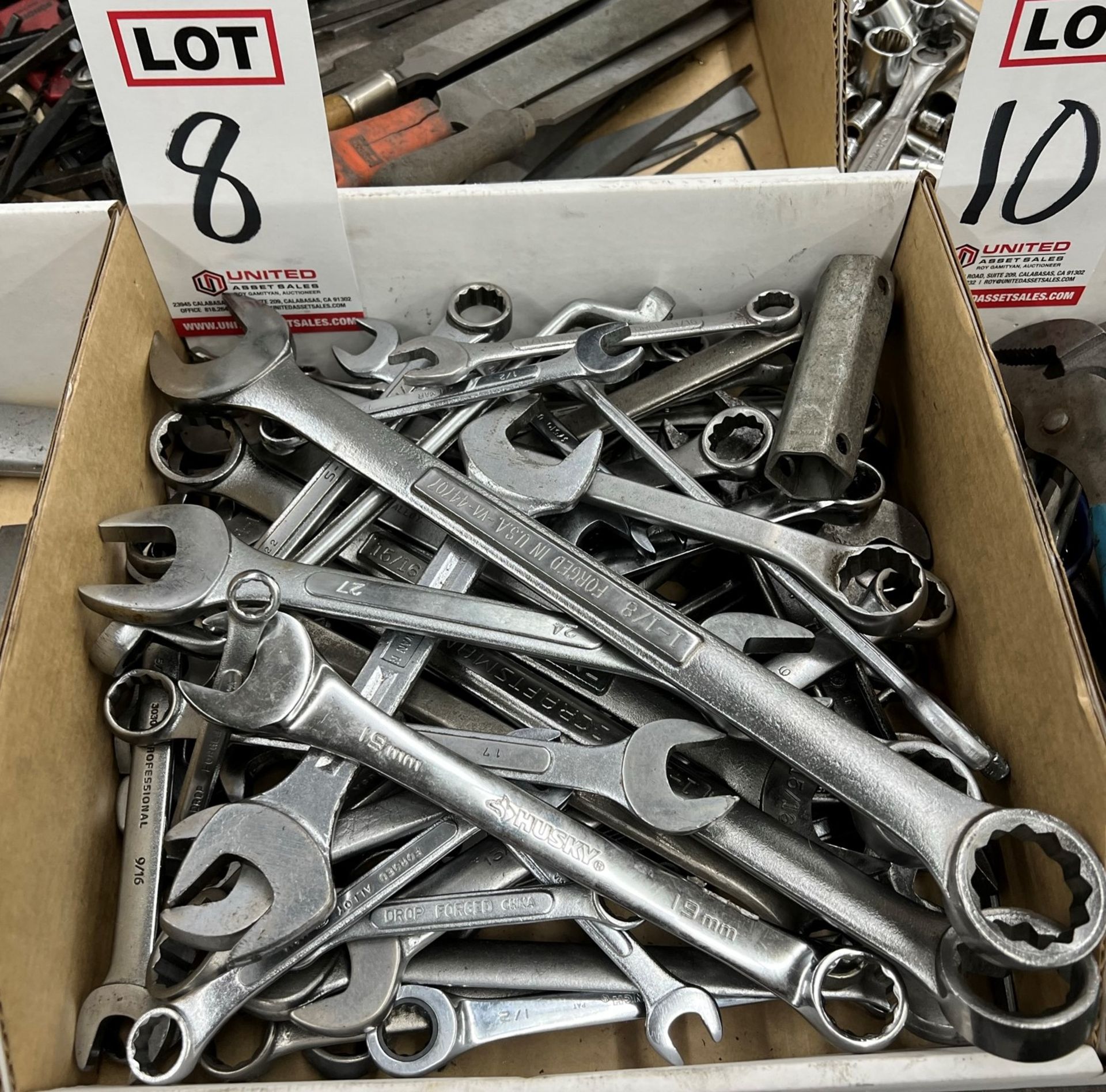 LOT - COMBINATION WRENCHES
