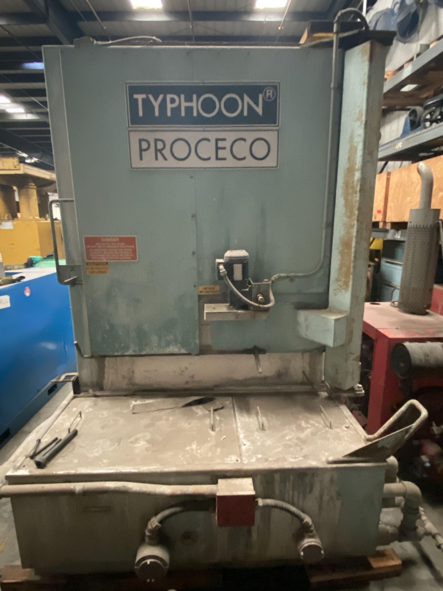 PROCECO INDUSTRIAL PARTS WASHER, MODEL TYPHOON HD, S/N 93-220 - Image 7 of 11