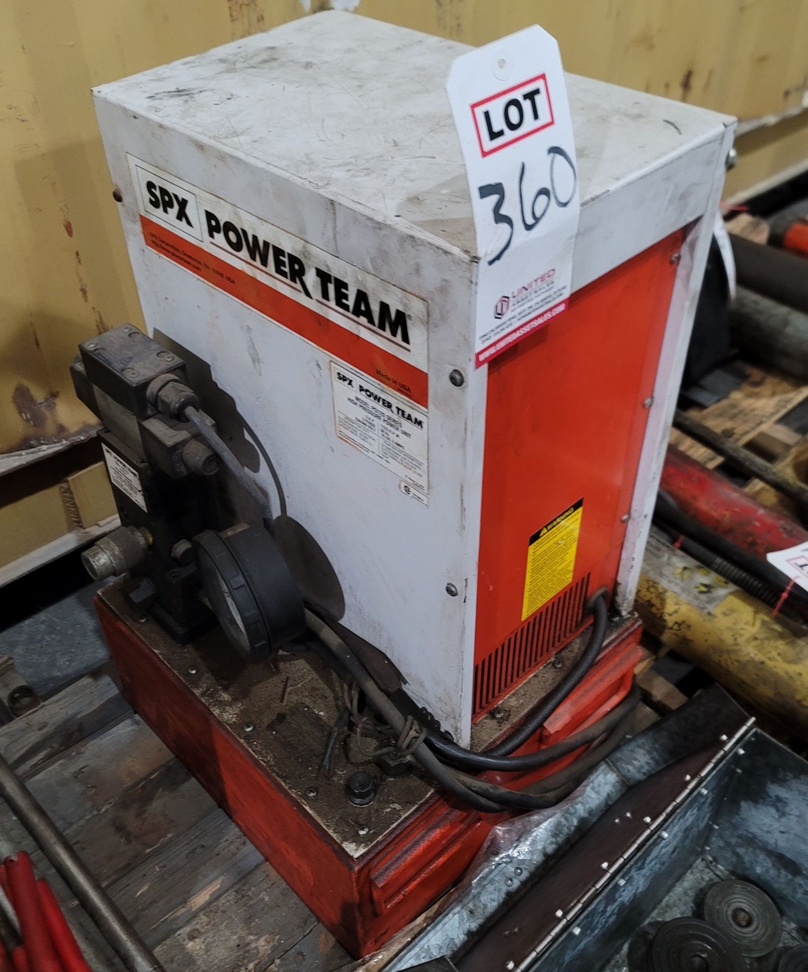 SPX POWER TEAM HIGH PRESSURE POWER UNIT, MODEL PQ120 SERIES, 3 HP, 3-PHASE/230/460V