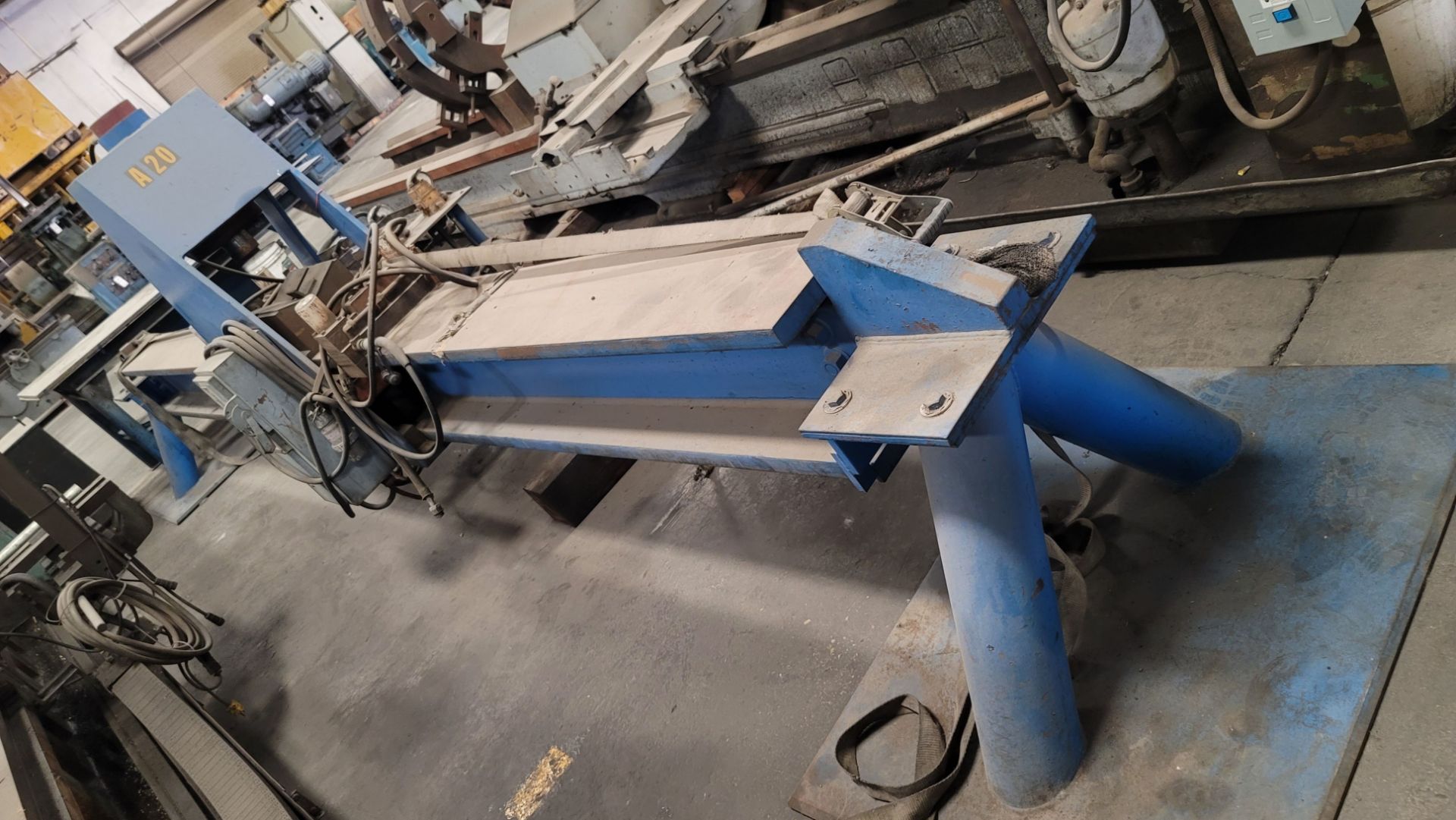 CUSTOM STRAIGHTENING PRESS, 20' LONG - Image 2 of 6