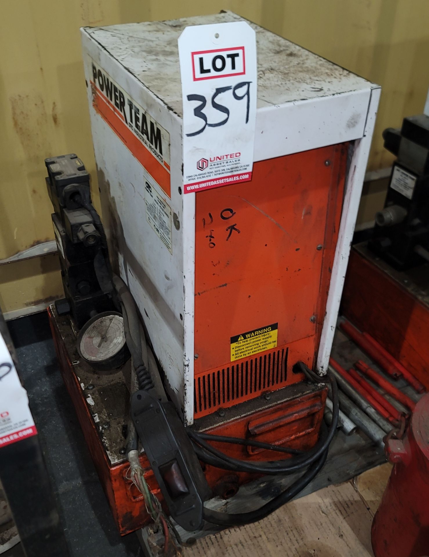 SPX POWER TEAM HIGH PRESSURE POWER UNIT, MODEL PQ120 SERIES, 3 HP, 3-PHASE/230/460V