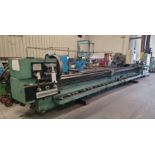 TOS ENGINE LATHE, MODEL SUS-63, 25" X 320", 26" 4-JAW CHUCK, TAILSTOCK, STEADY REST, S/N 436809