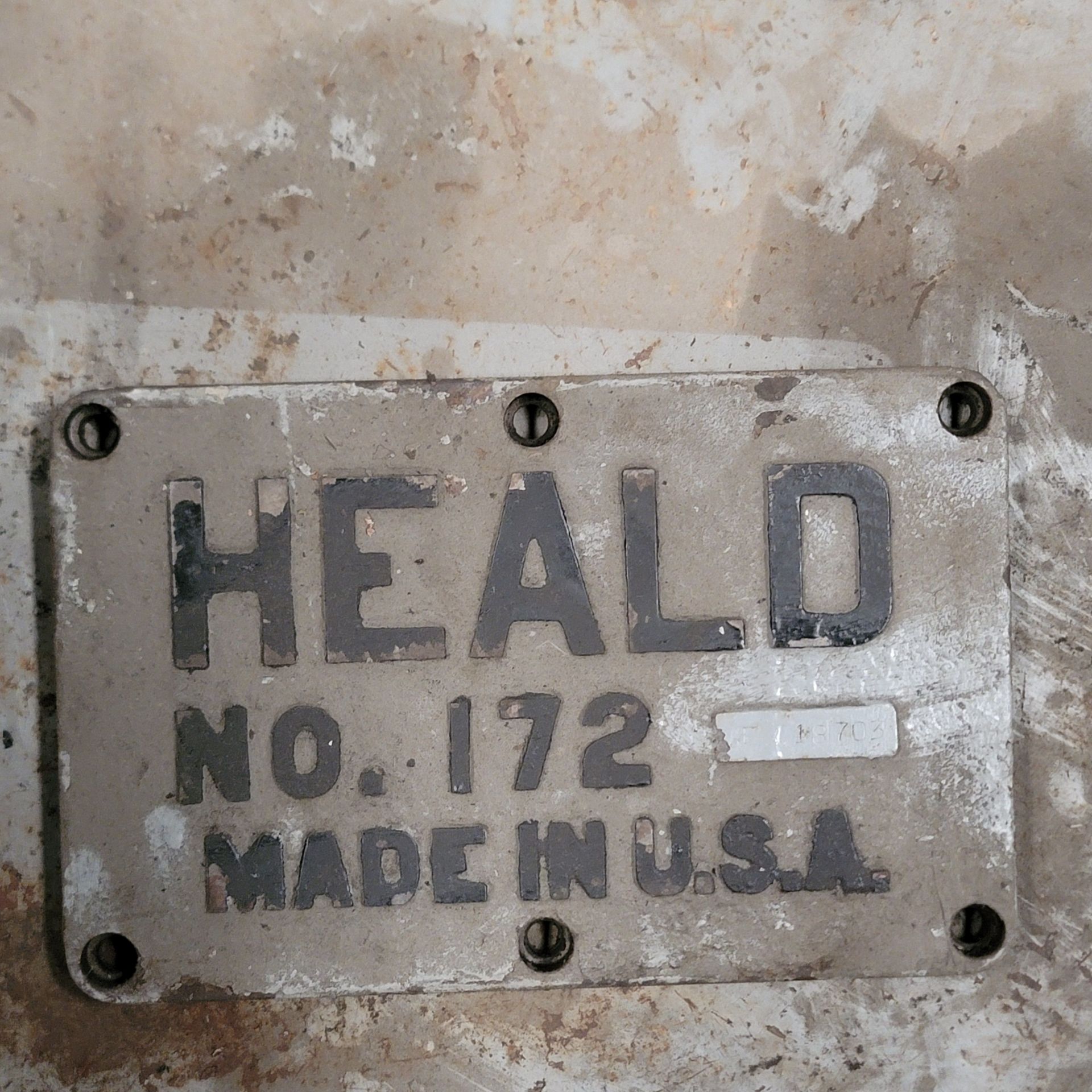 HEALD NO. 172 ID GRINDER, 50" FACE PLATE, S/N 18703 - Image 5 of 5