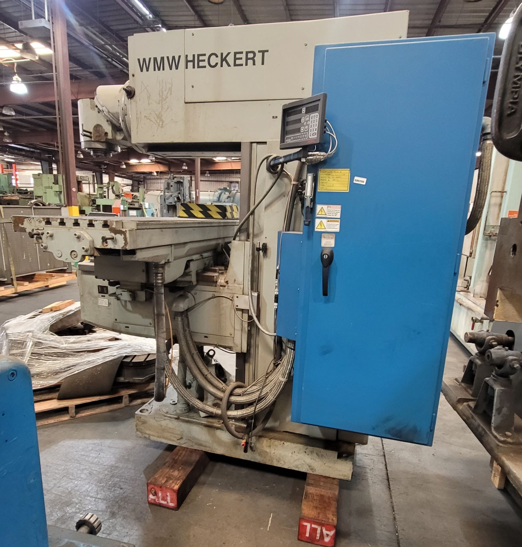 2004 WMW HECKERT VERTICAL AND HORIZONTAL MILL, MODEL FU 450 X 1800, S/N 3348198/012 - Image 3 of 6