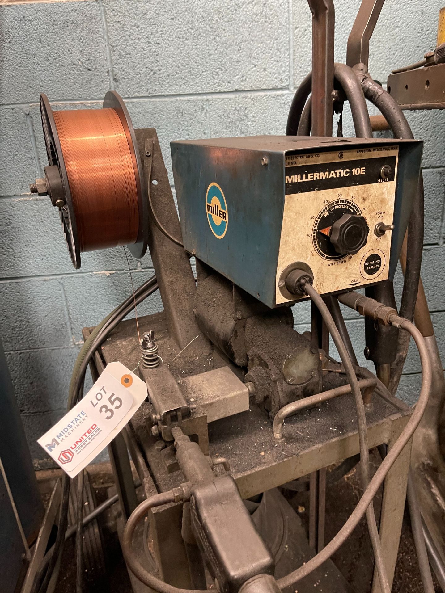 MILLER MP-30E WELDER, W/ MILLERMATIC 10E WIRE FEED