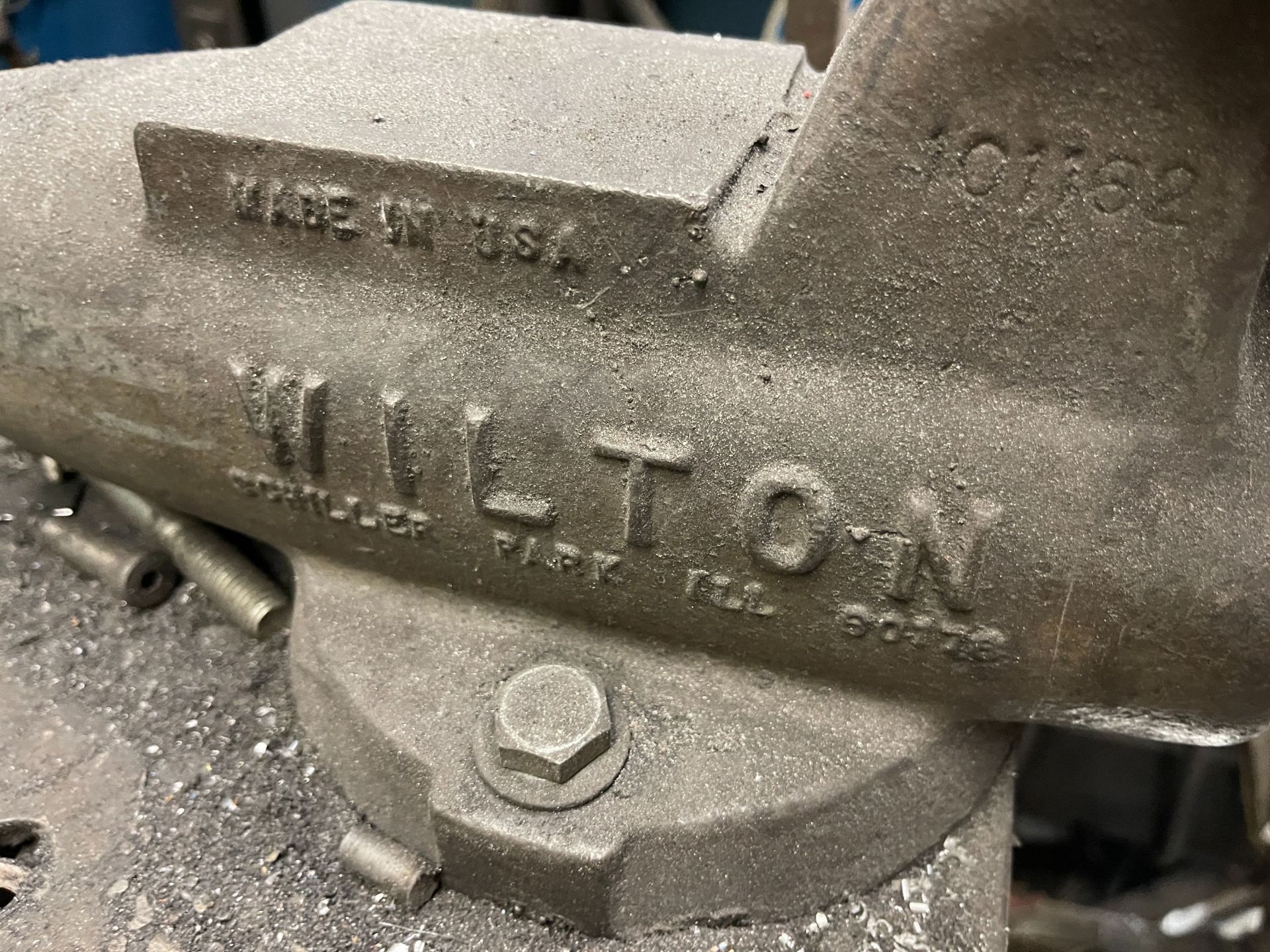 WILTON VISE W/ WELDING TABLE, CONTENTS NOT INCLUDED - Image 2 of 2